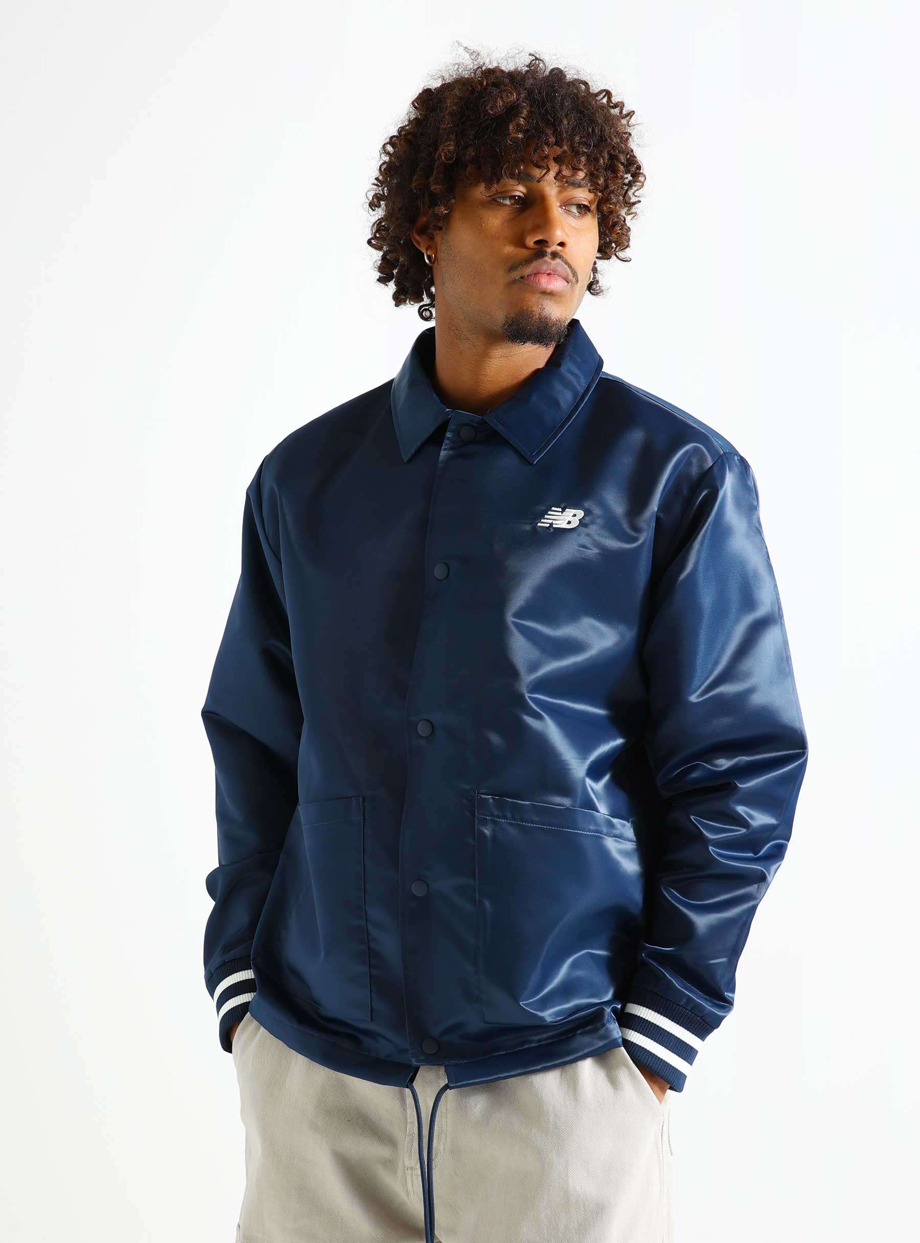 Sportswear Greatest Hits Coaches Jacket NB Navy MJ41553-NNY