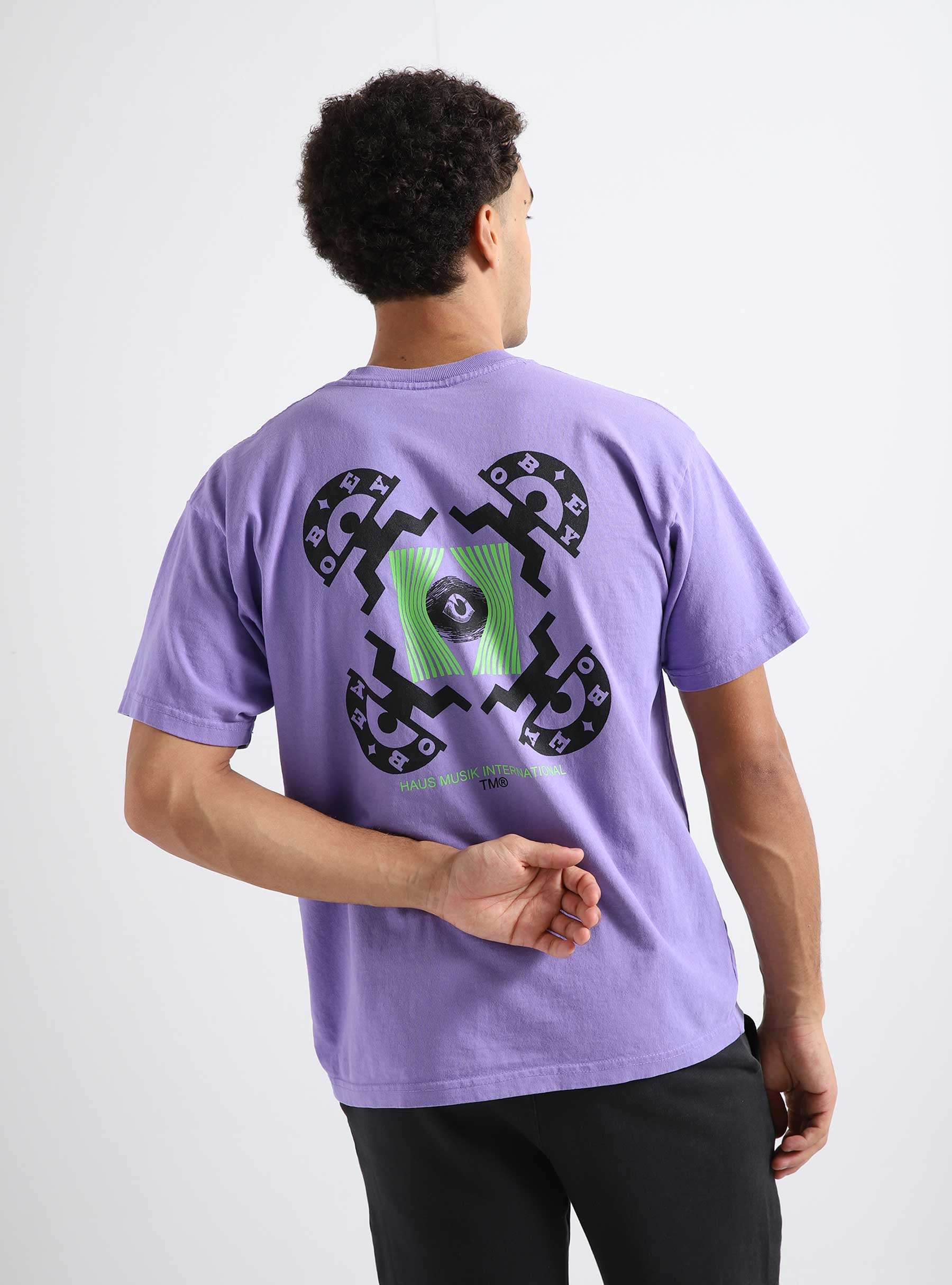 Haus Musick T-shirt Purple Flower 166913422