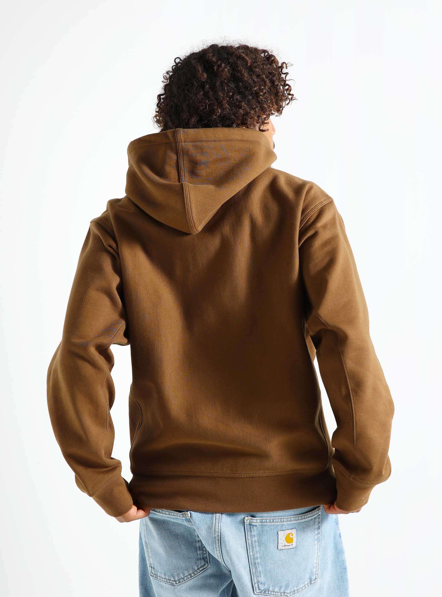 Hooded American Script Sweater Lumber I028279-1ZDXX