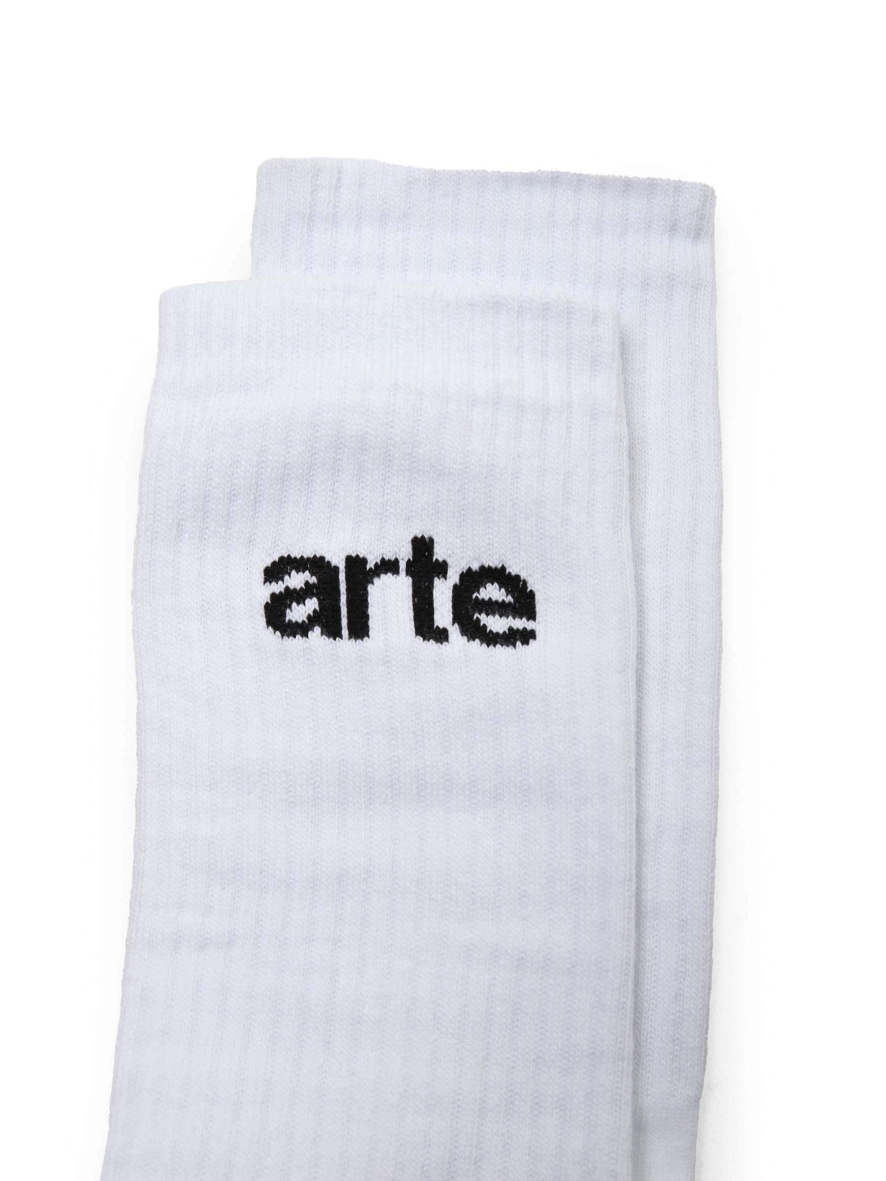 Arte Logo Socks Socks White AW23-171SK