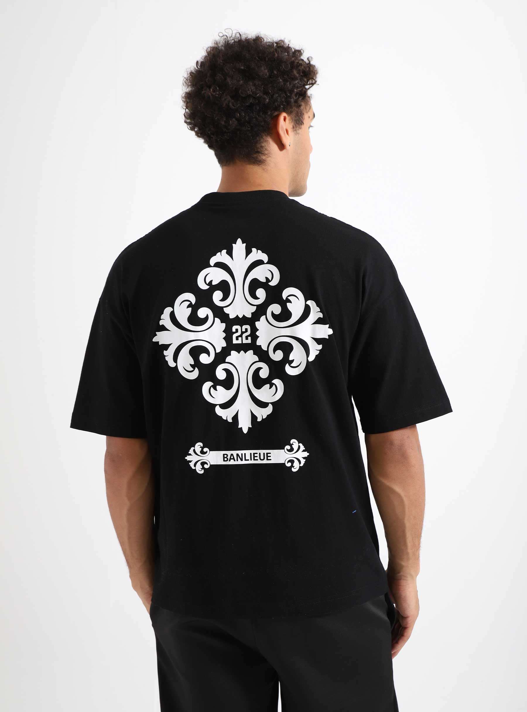 Fleur De Lis T-shirt Black BNL-SS23-TS04-200