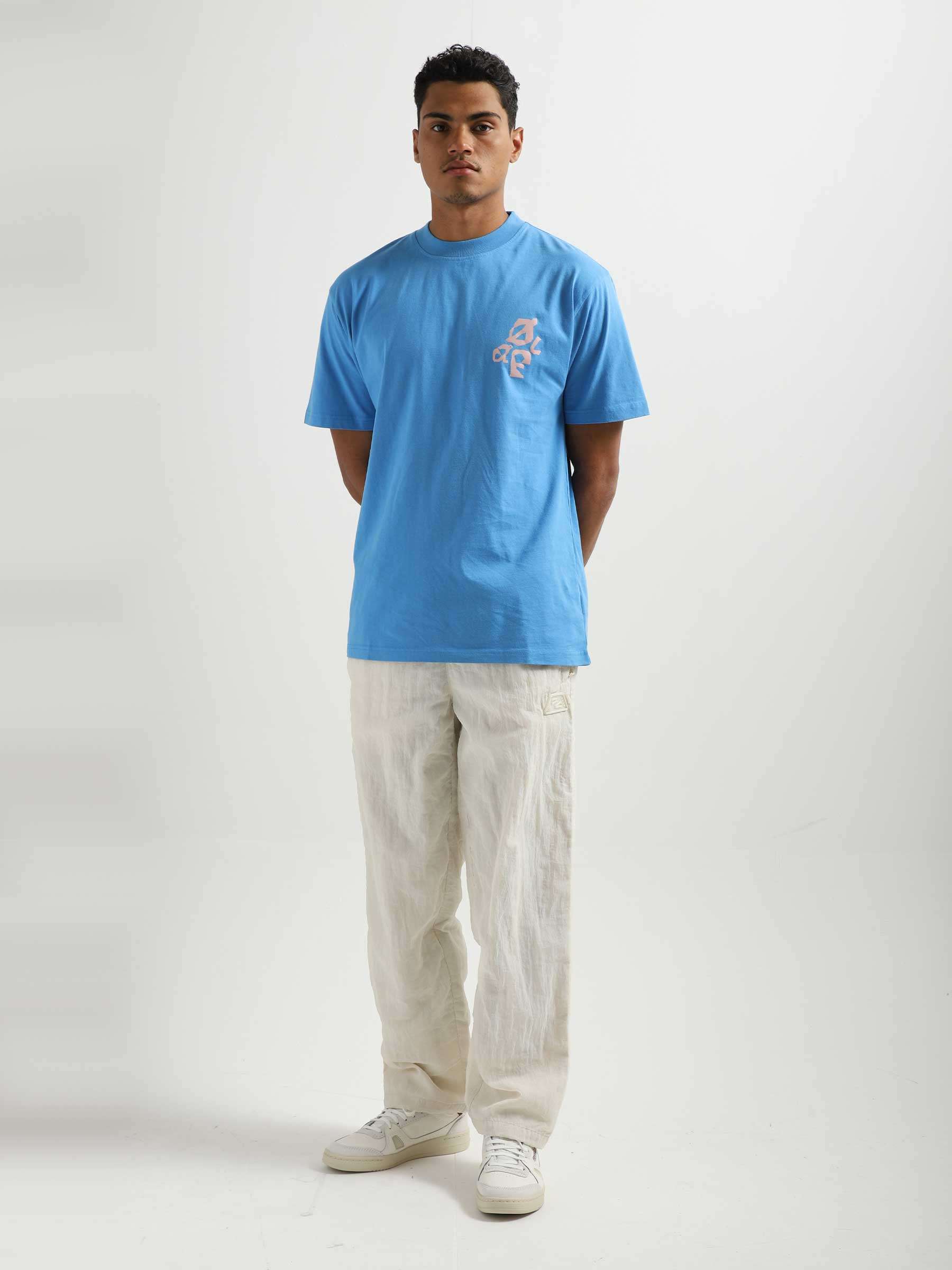 Island T-shirt Azure Blue M120108