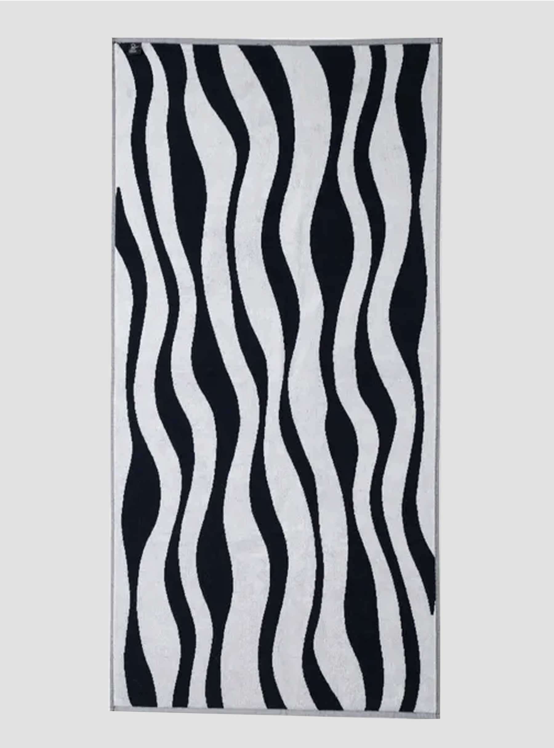 Waves Of The Navy Bath Towel Set Of 2 Navy White 49165