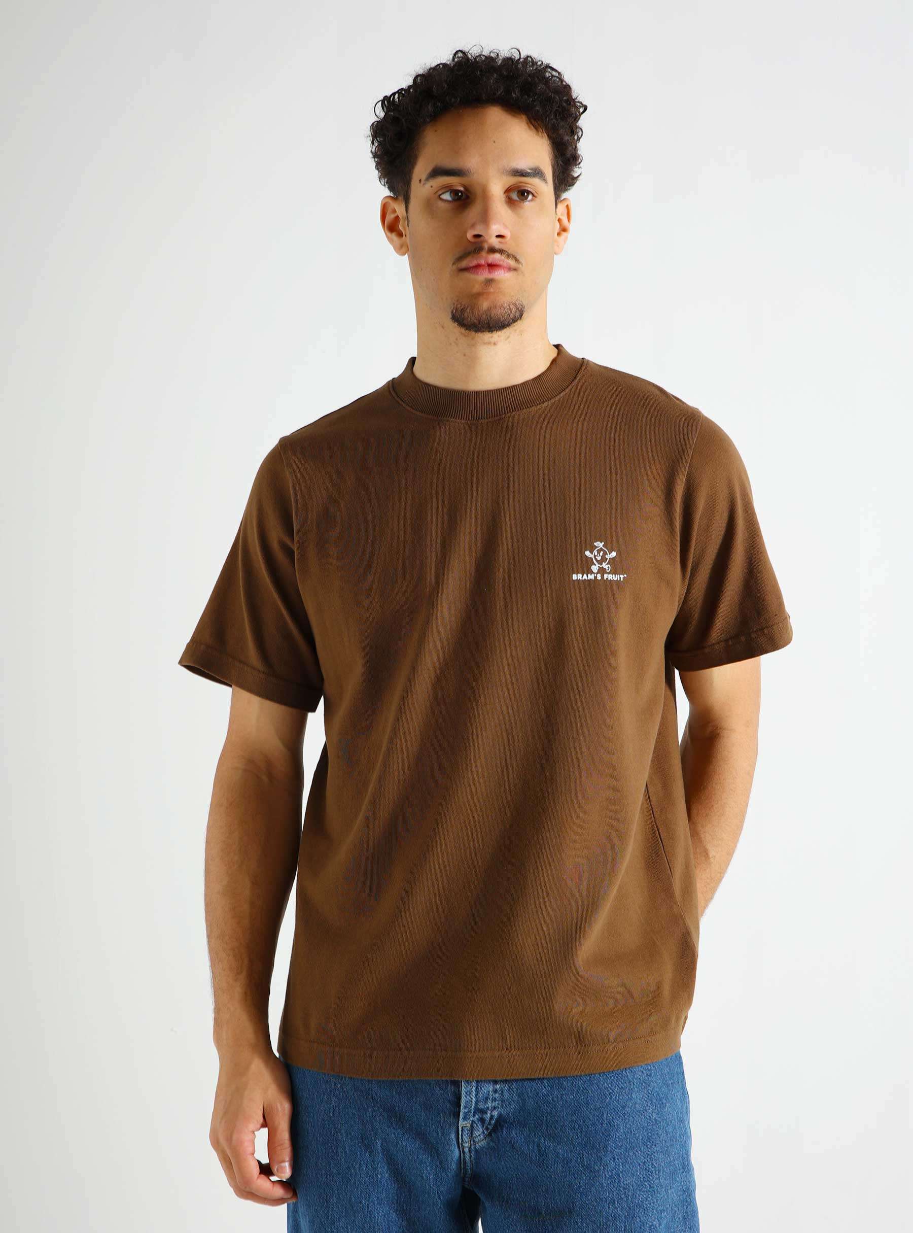 Lemon Outline T-shirt Brown 290