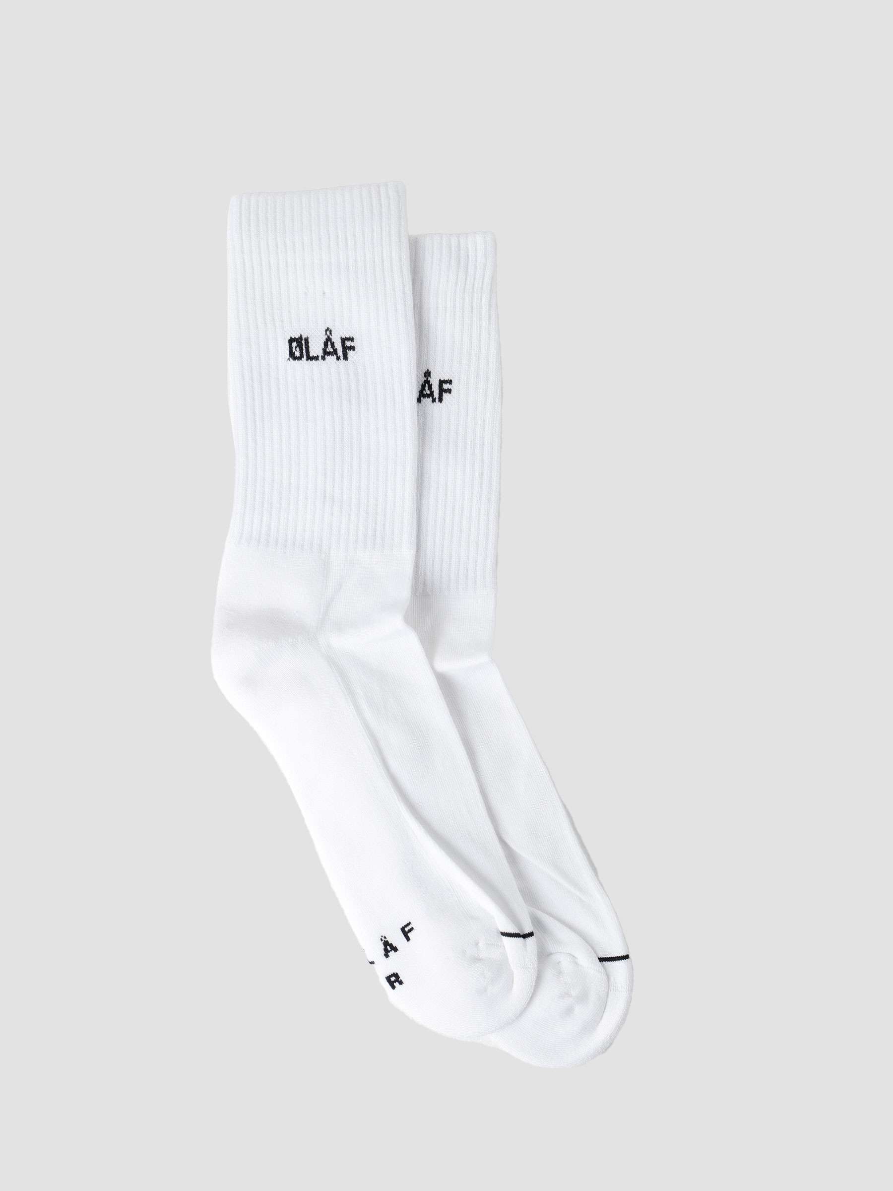 Mini Logo Socks White Black A120810