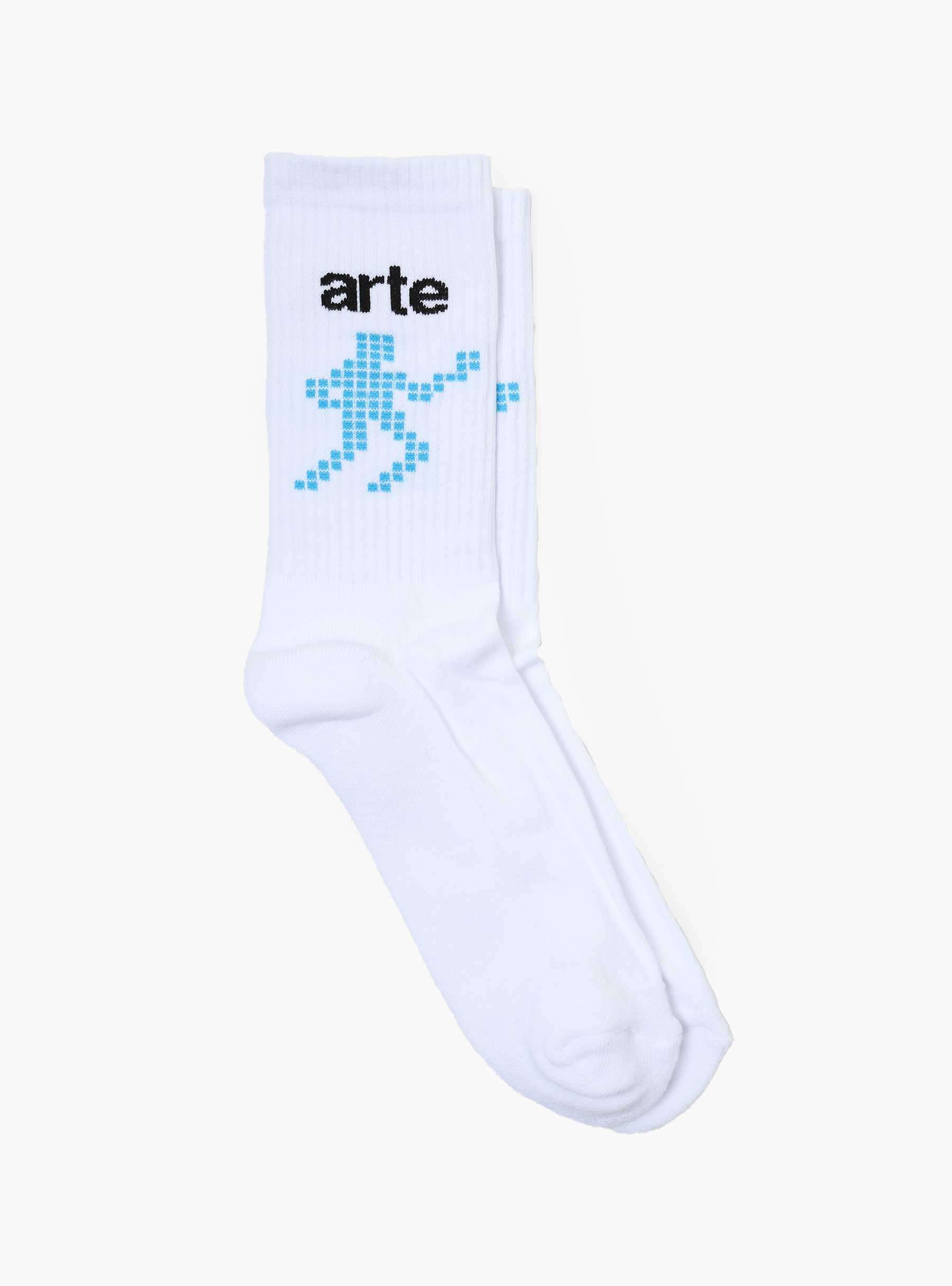 Arte Runner Socks White SS24-163SK