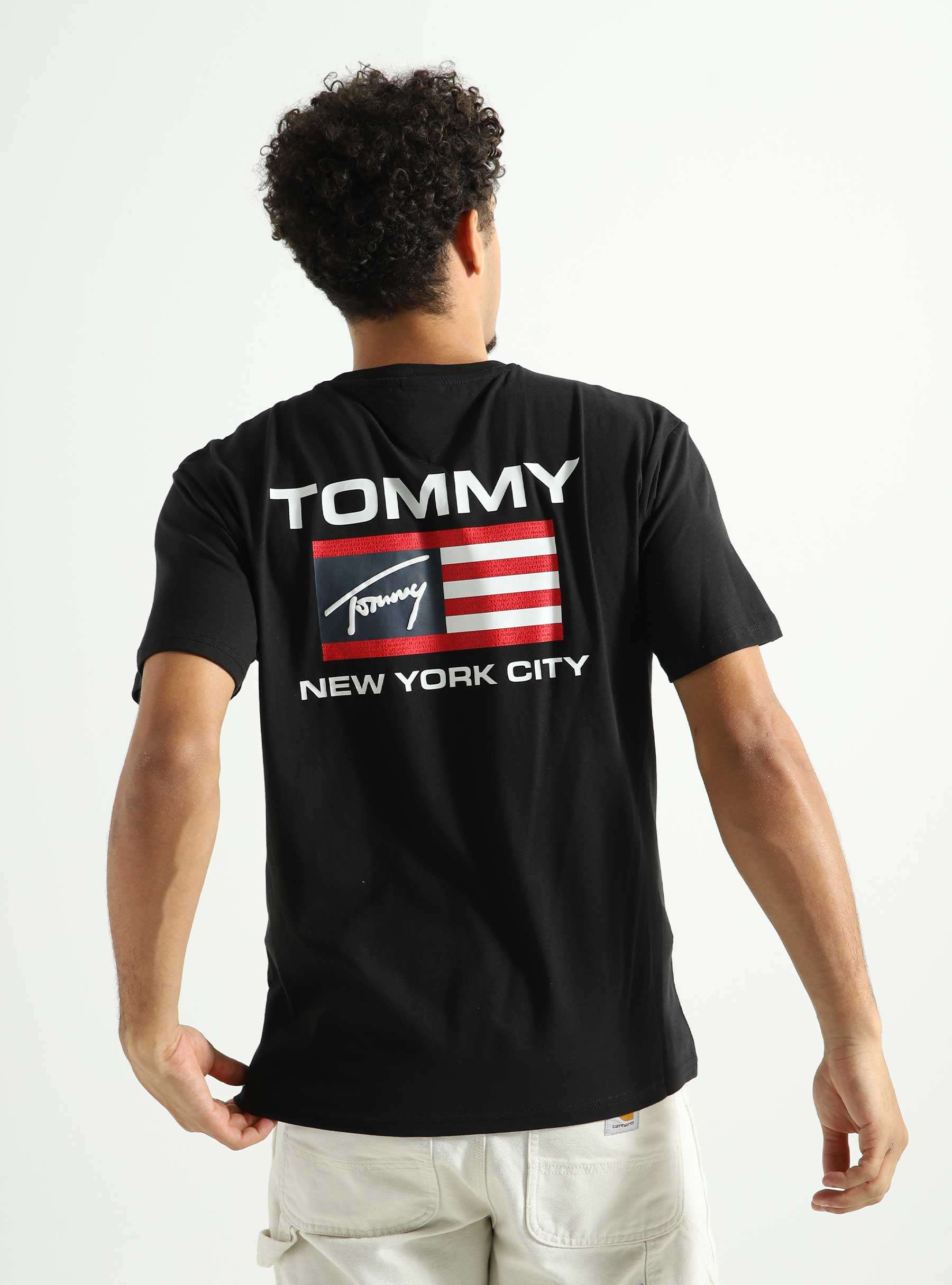 Classic Athletic Flag T-shirt Black DM0DM16849BDS