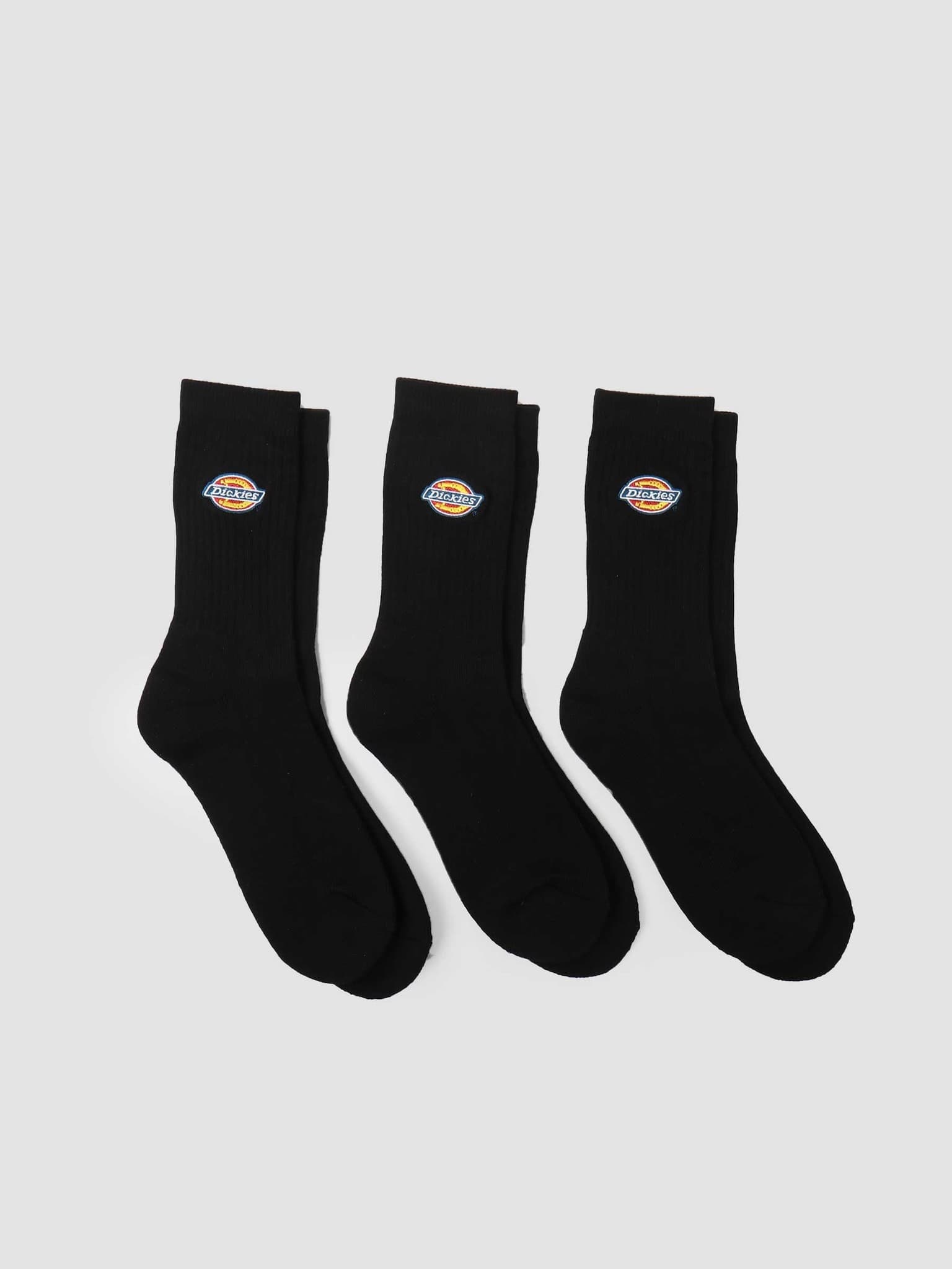 Valley Grove Embroidered Sock Black DK0A4X82BLK1