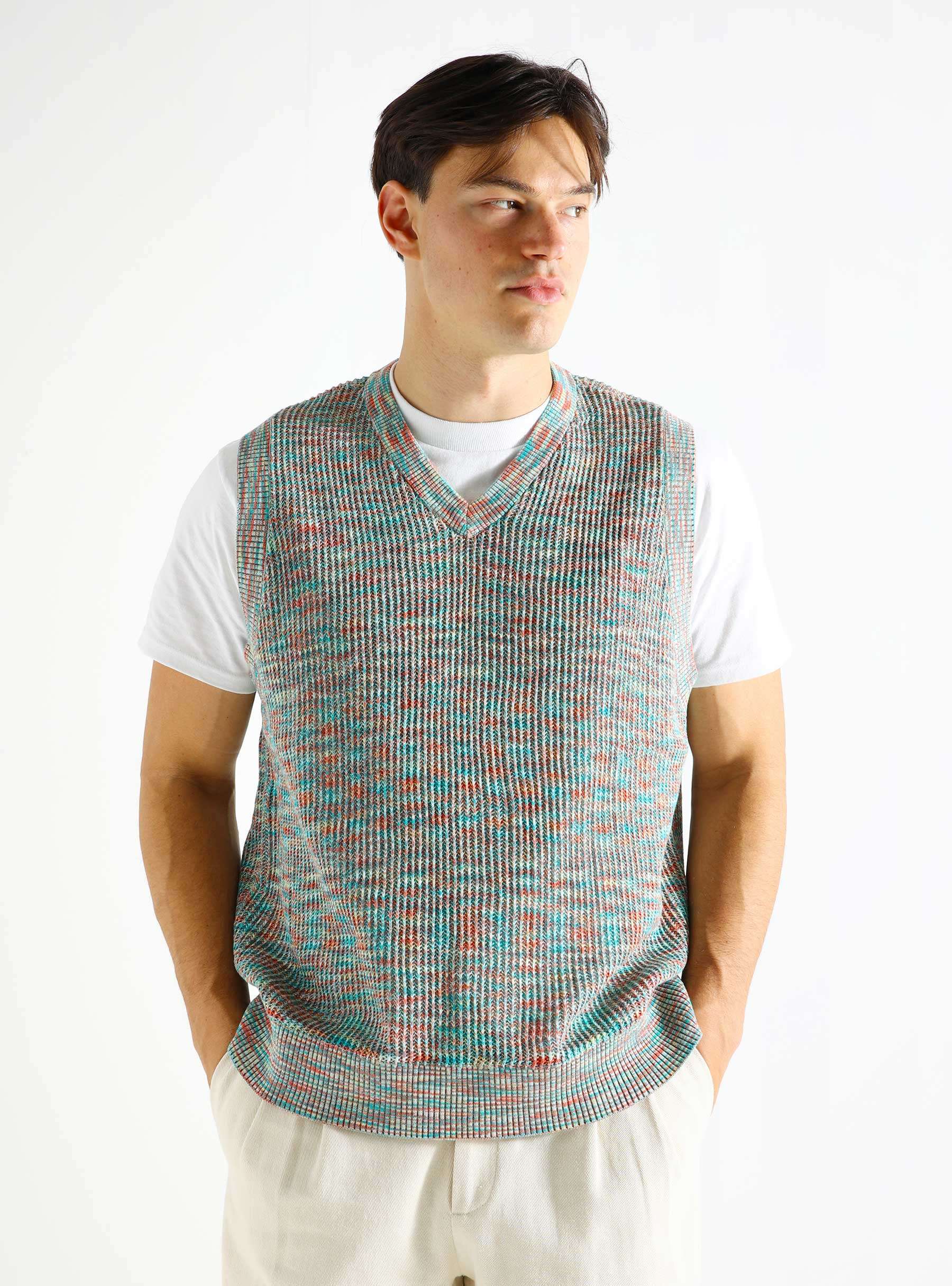 Clynton Sweater Vest Multi 151000083-MUL