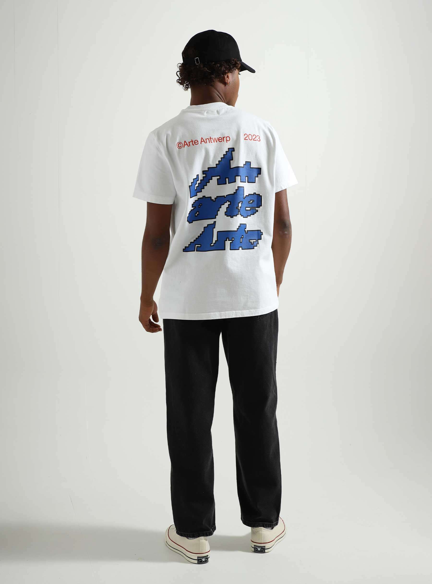 Tommy Back Multi T-Shirt White AW23-056T
