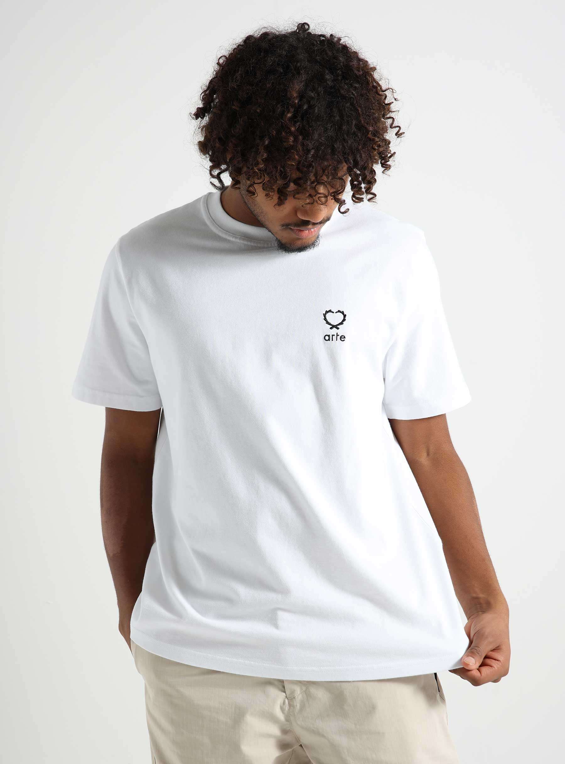 Teo Small Heart T-shirt White SS24-034T