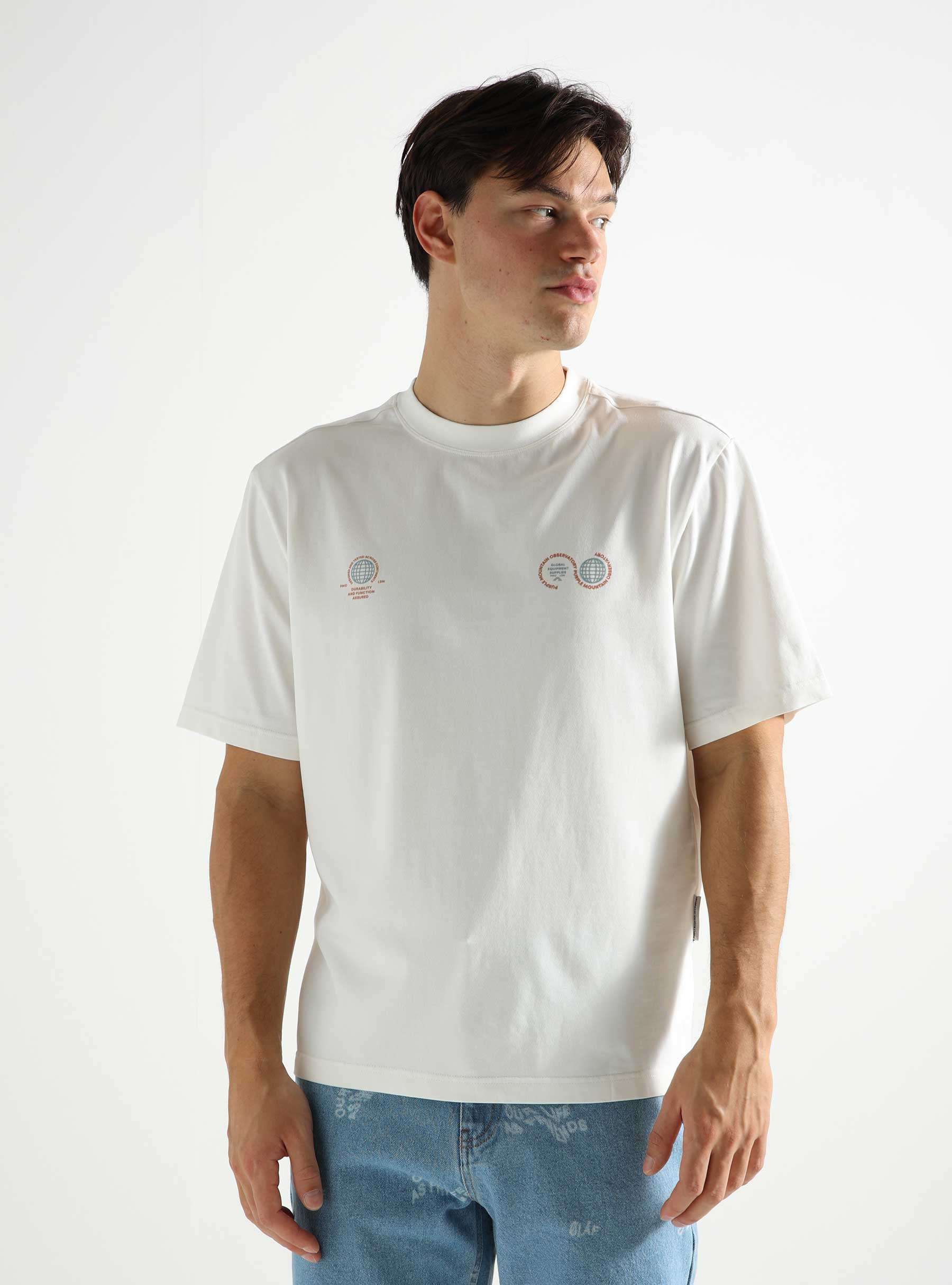 Globe T-shirt White PMO201-WH