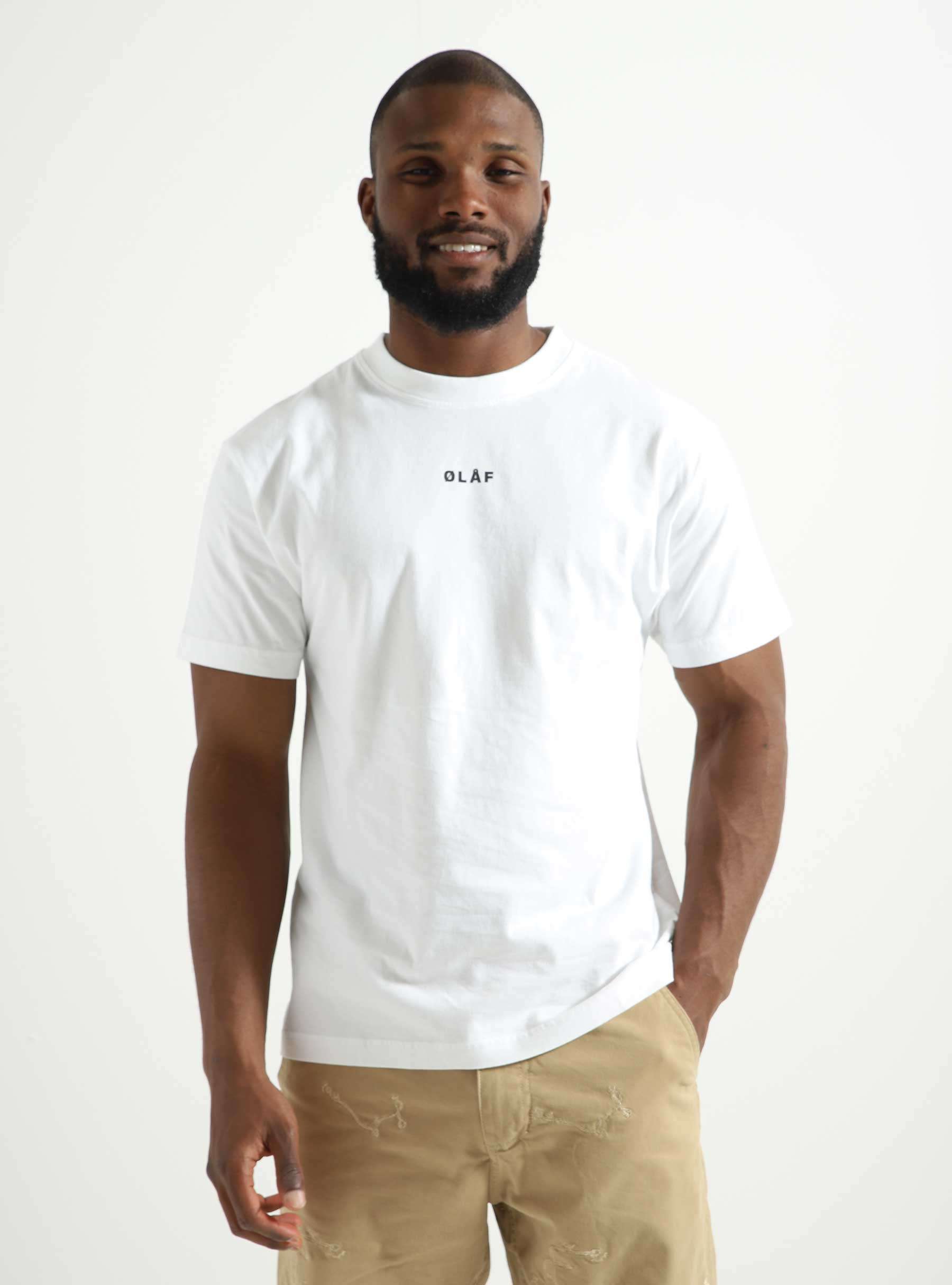 Olaf Block T-Shirt Optical White M990101