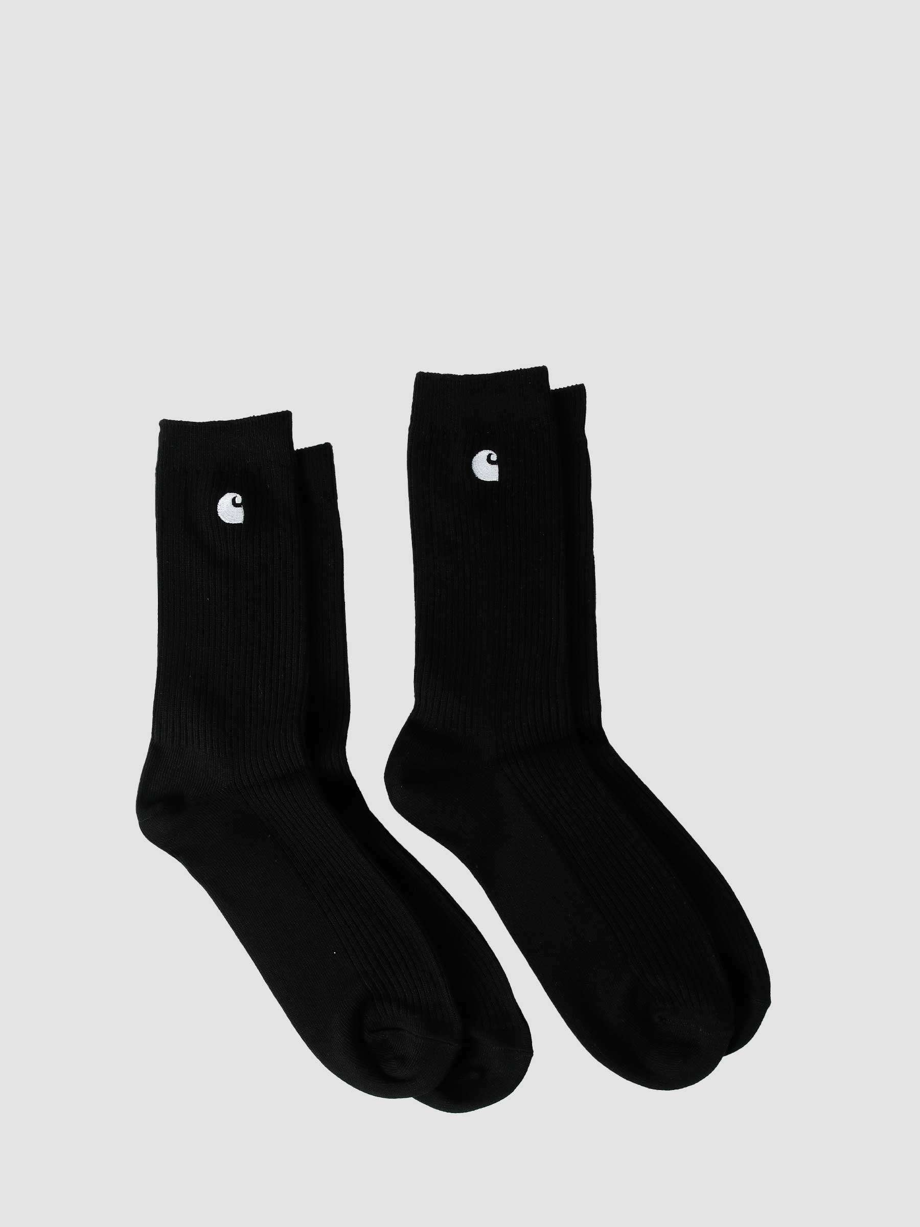 Madison Pack Socks Black White + Black White I030923-1A5XX