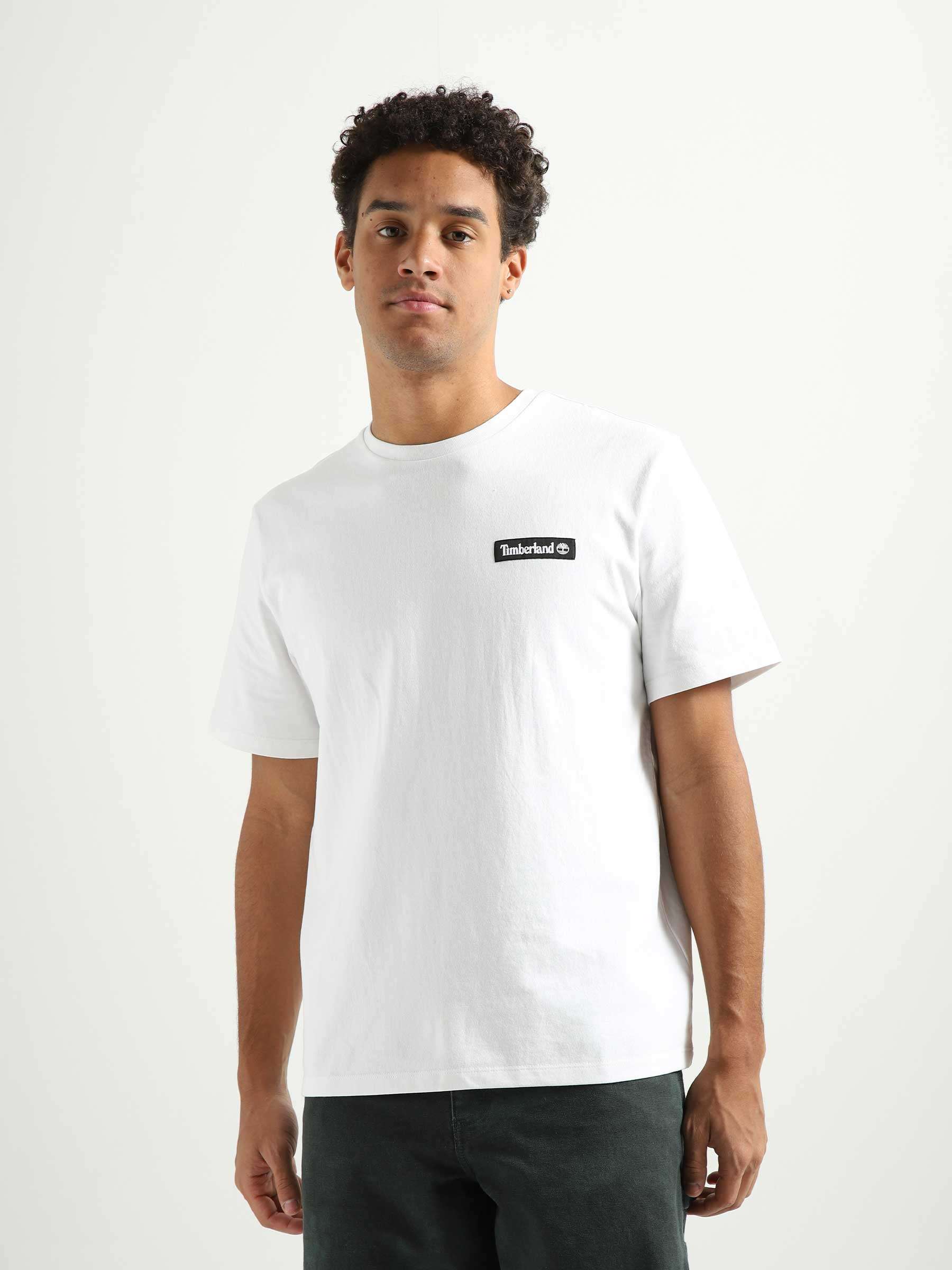 Woven Badge T-shirt White TB0A6EQF1001