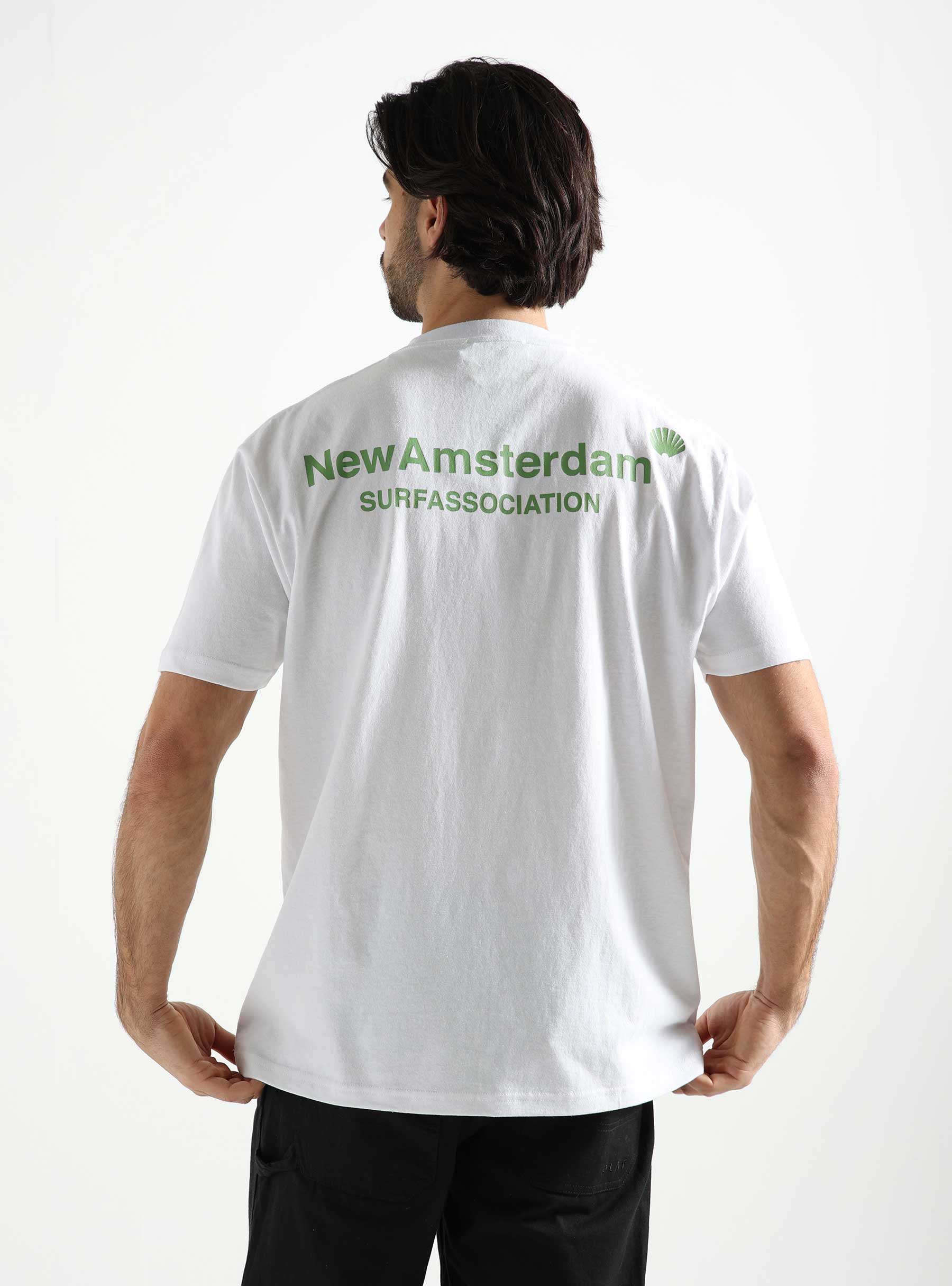 Logo T-shirt White Green 2401125007