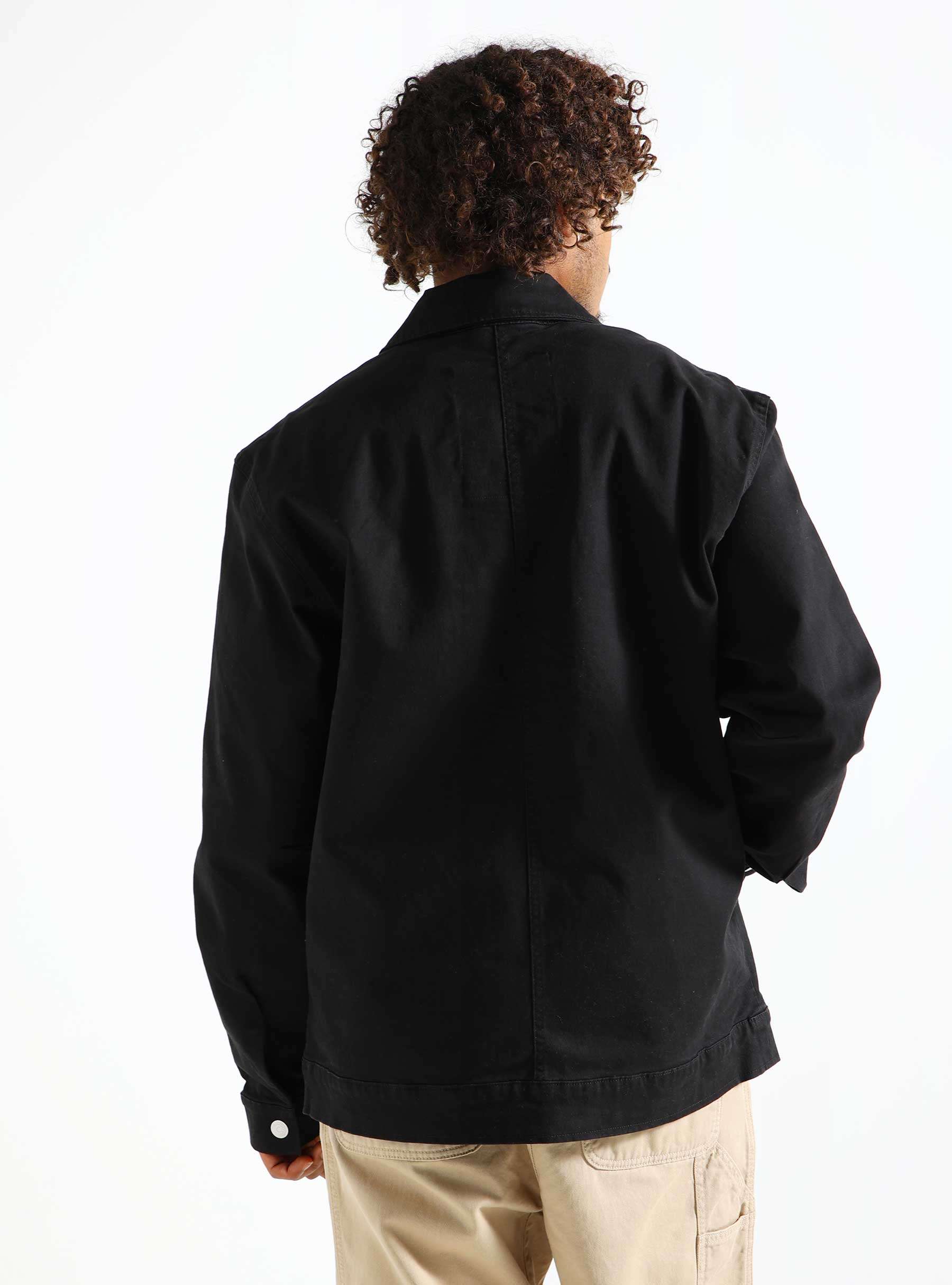 Regular Cotton Jacket Black DM0DM18696-BDS