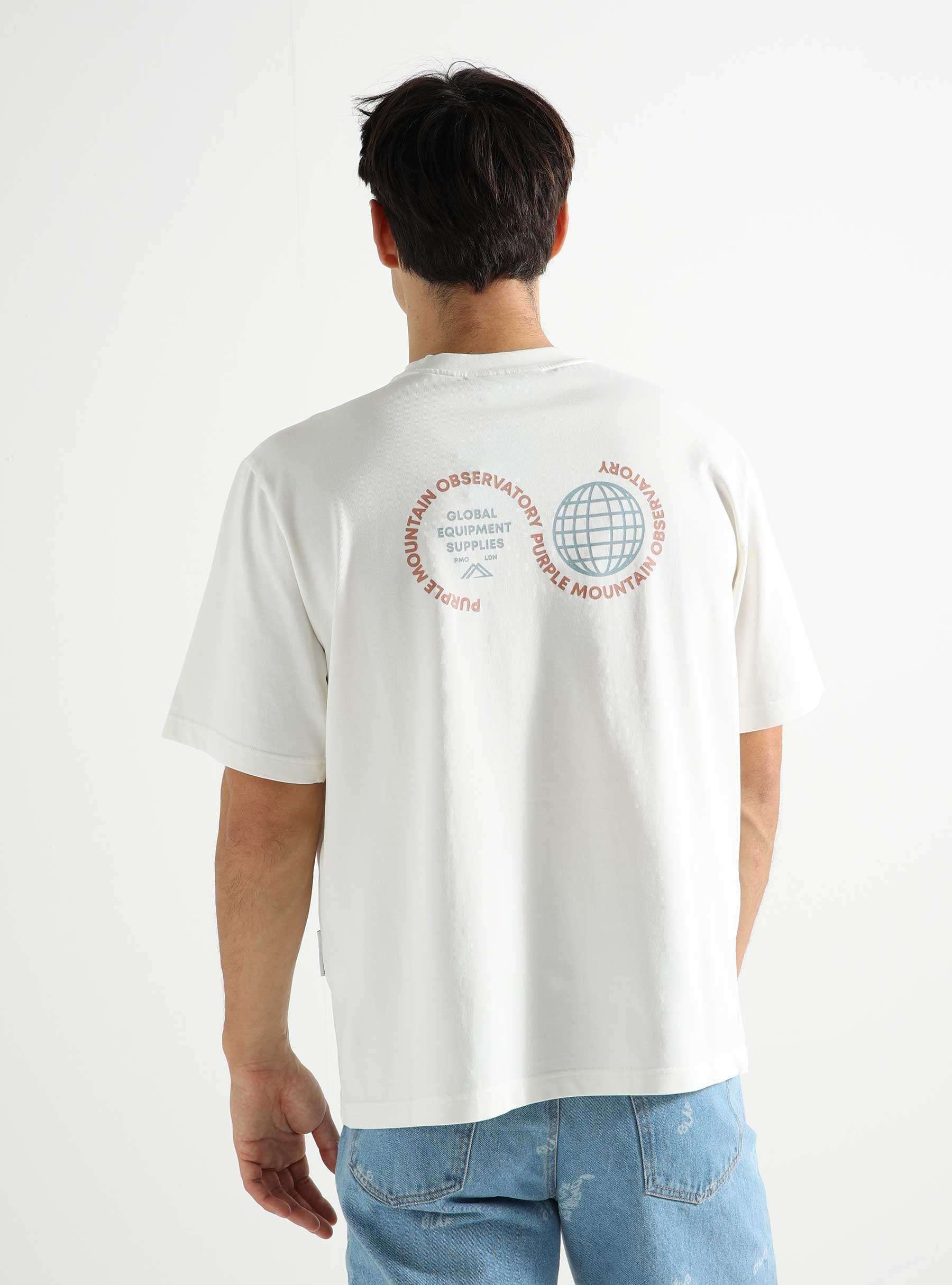 Globe T-shirt Wit