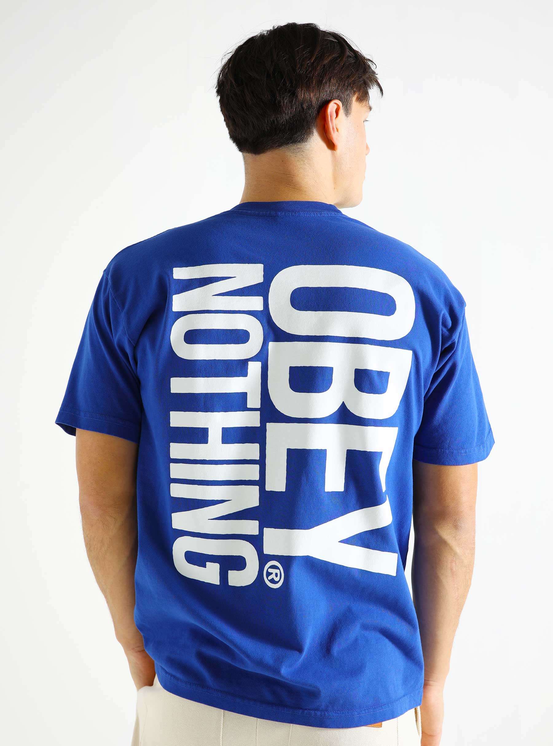 Obey Nothing T-shirt Surf Blue 166913719-SFB