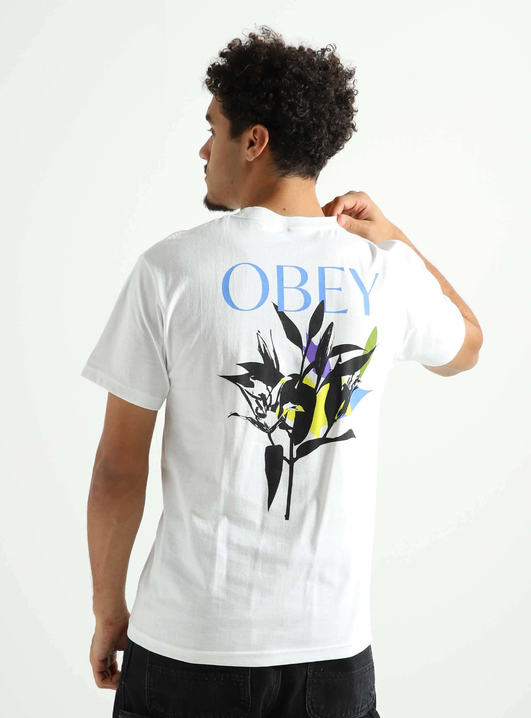 Obey Botanical T-shirt White 165263627-WHT