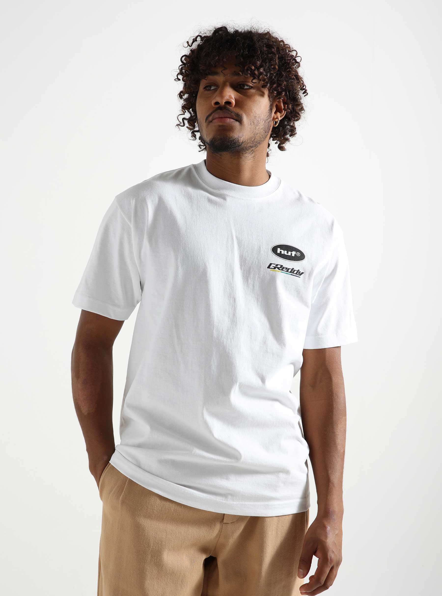 X Greddy T-shirt White TS02271-WHITE