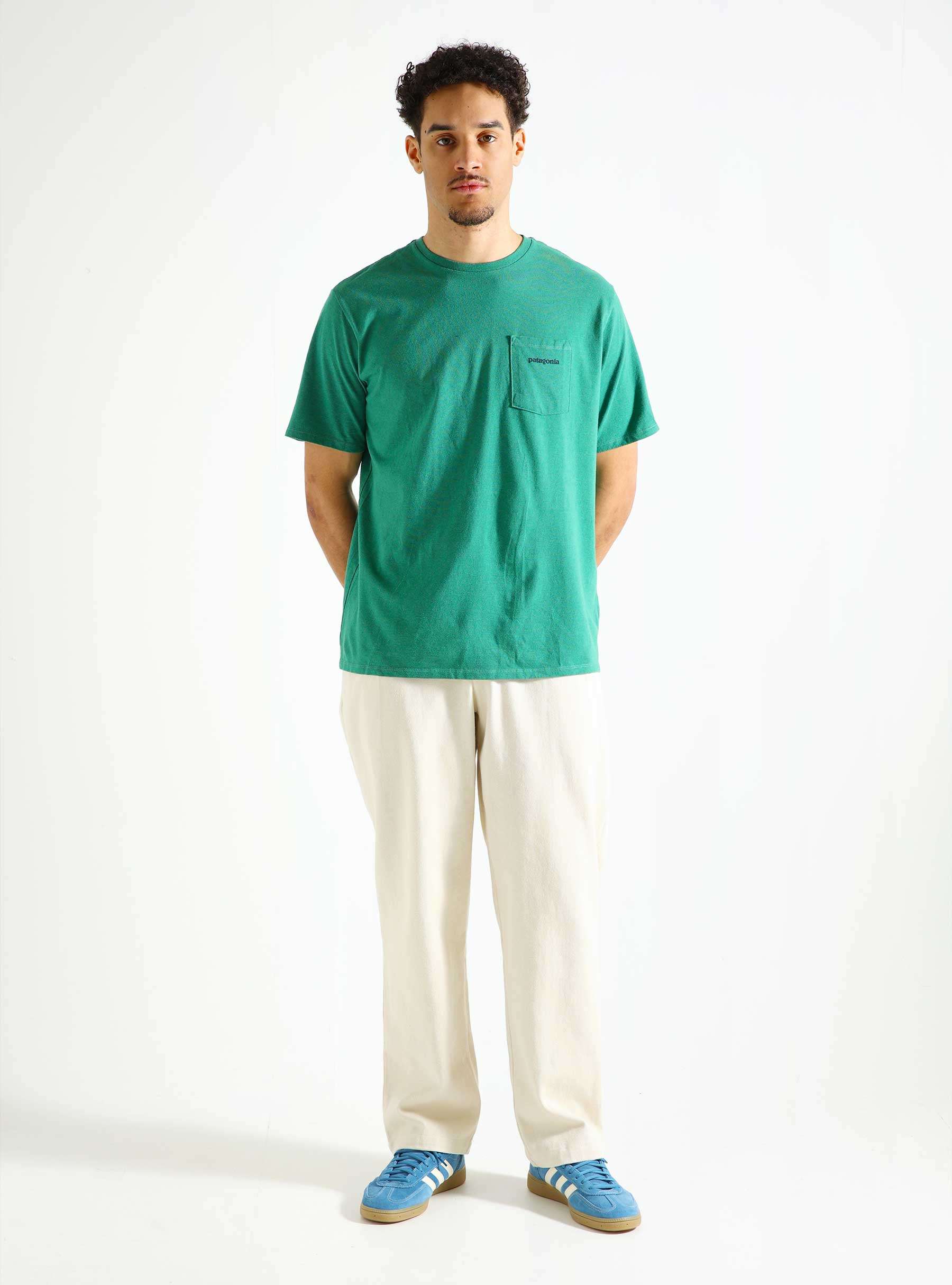M's Boardshort Logo Pocket Responsibili-Tee Gather Green 37655