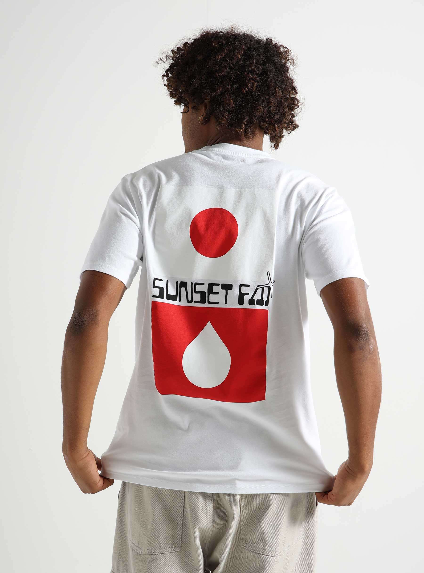 Sunset FM T-shirt White