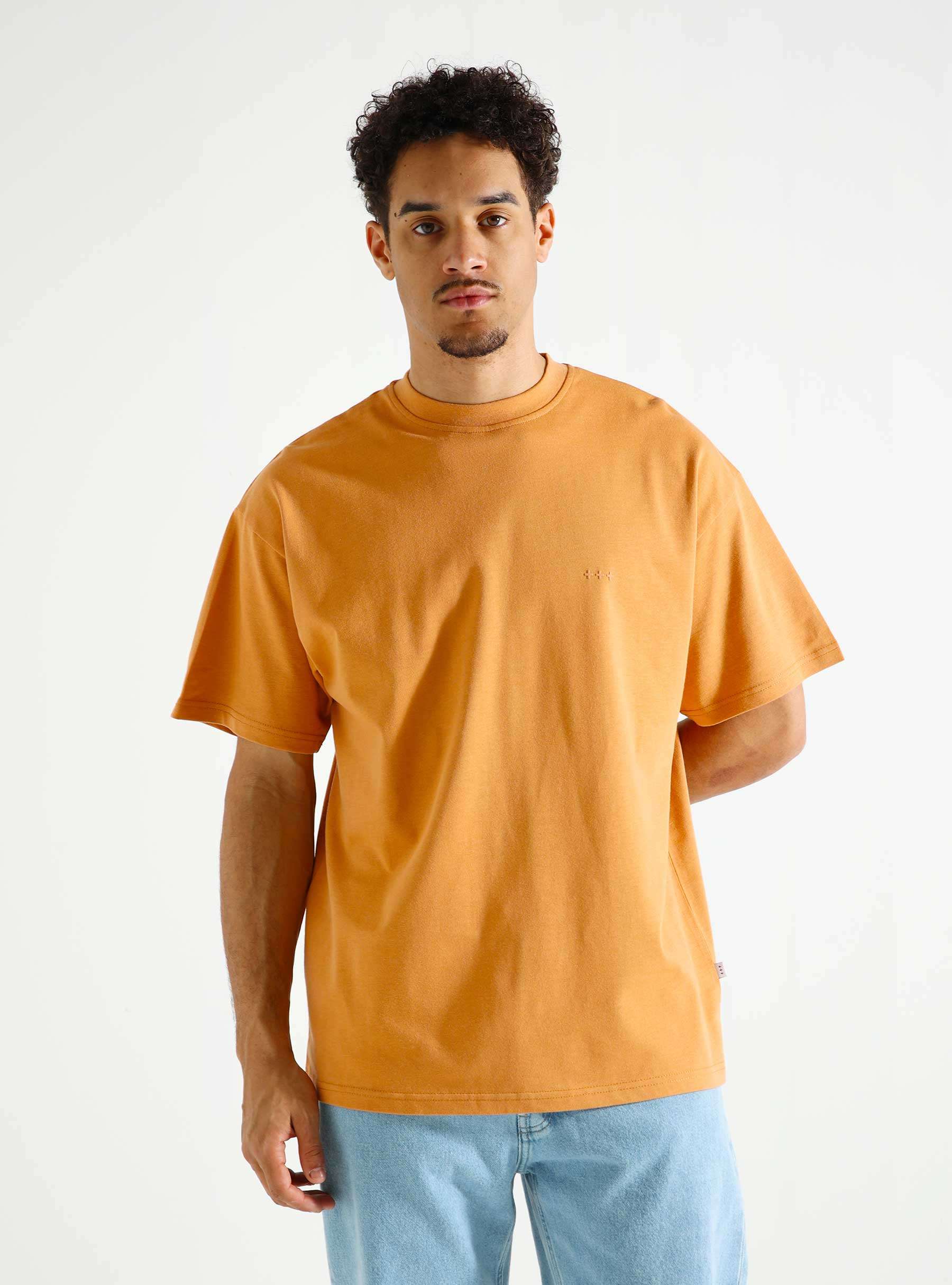 QB304 Loose T-shirt Peach Clay