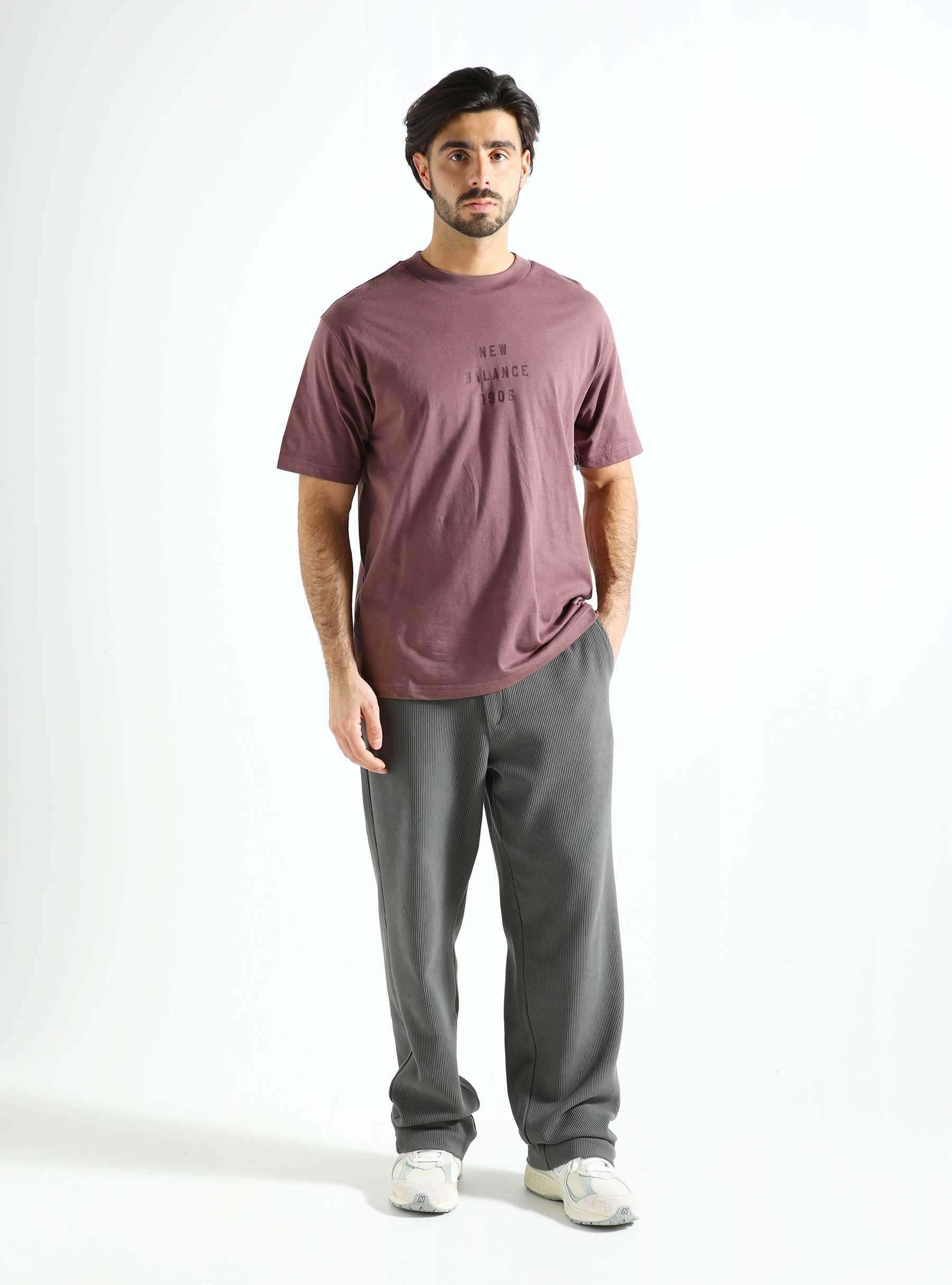 New Balance Graphic T-shirt Licorice MT41519-LIE