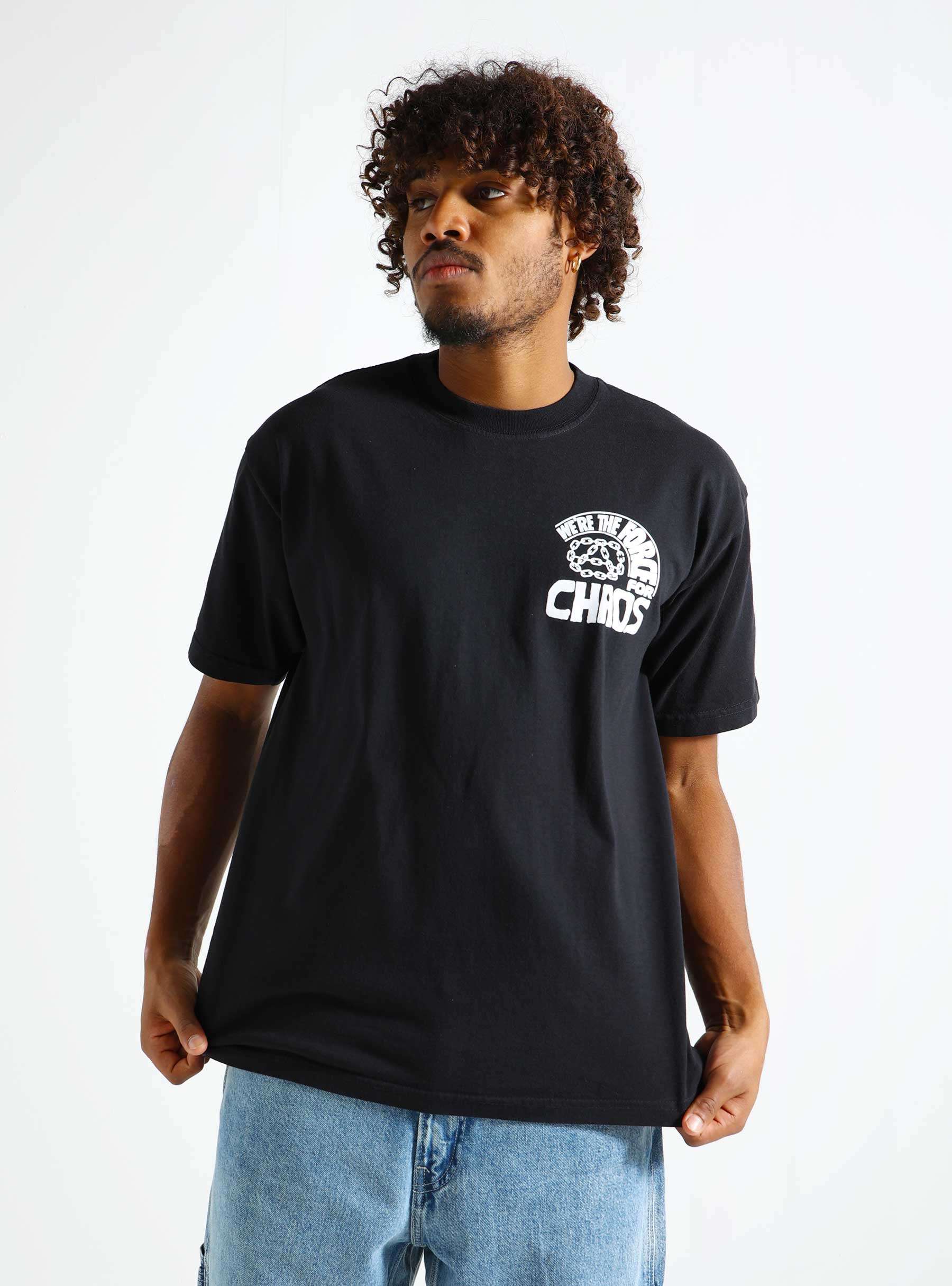 Obey Peace Program Vintage T-shirt Black 166913704-VBL
