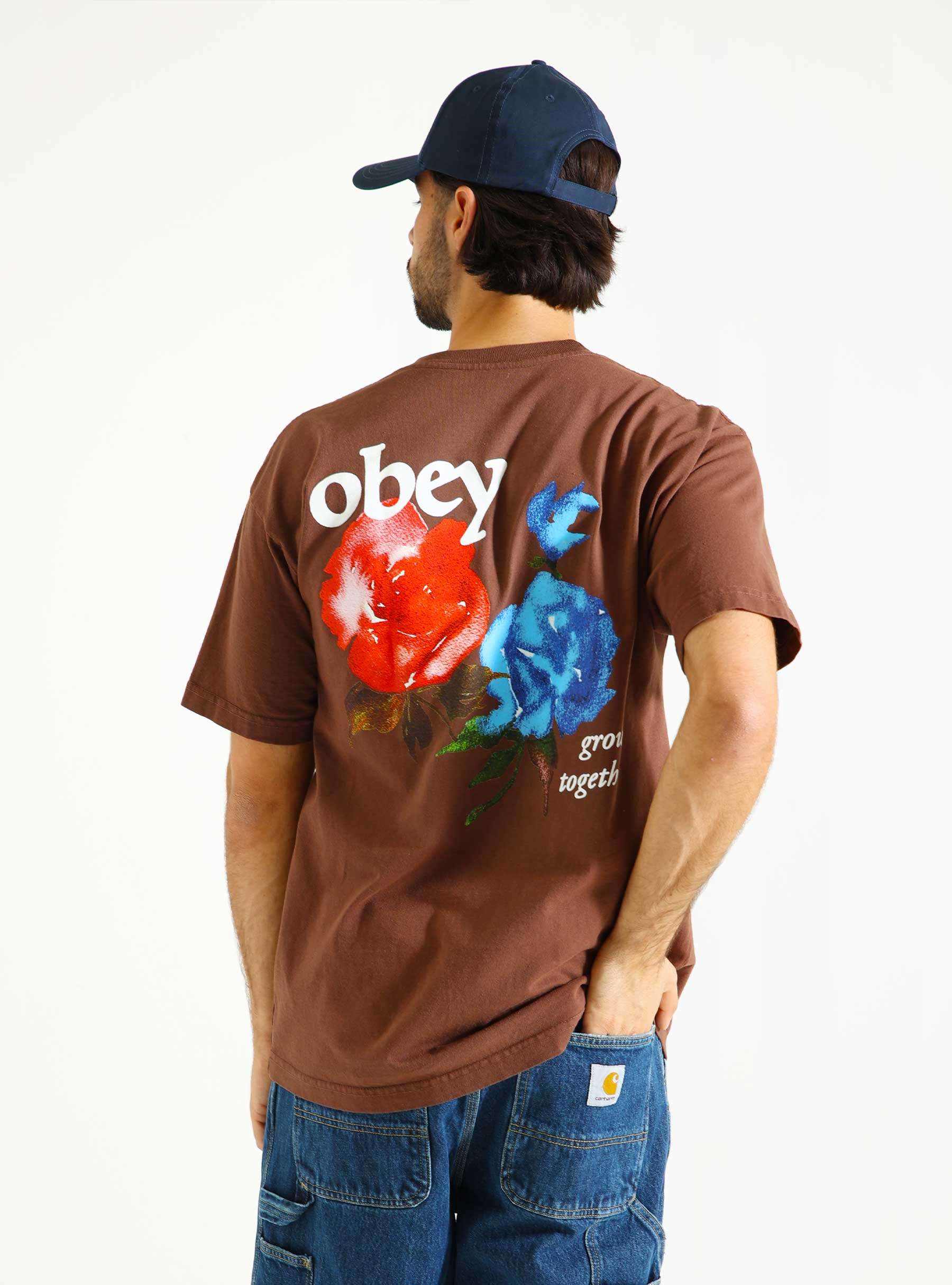Obey Grow Together T-Shirt Sepia 166913718-SEP
