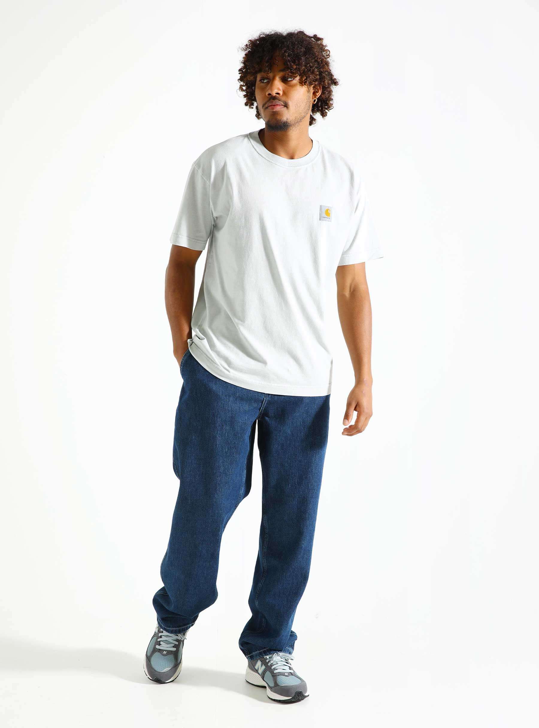 Nelson T-Shirt Sonic Silver Garment Dyed I029949-1YEGD