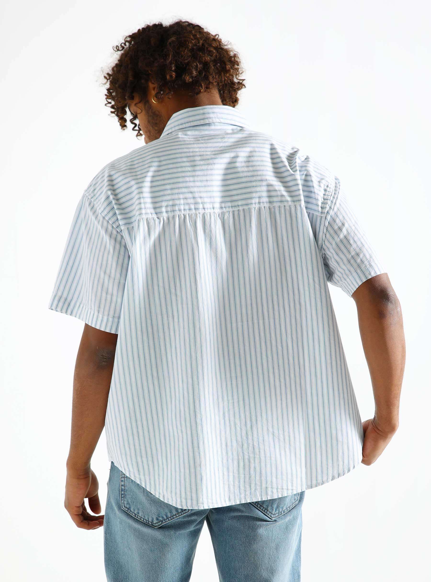Bigwig Stripe Woven Shirt Good Grey Multi 181210413-GGY