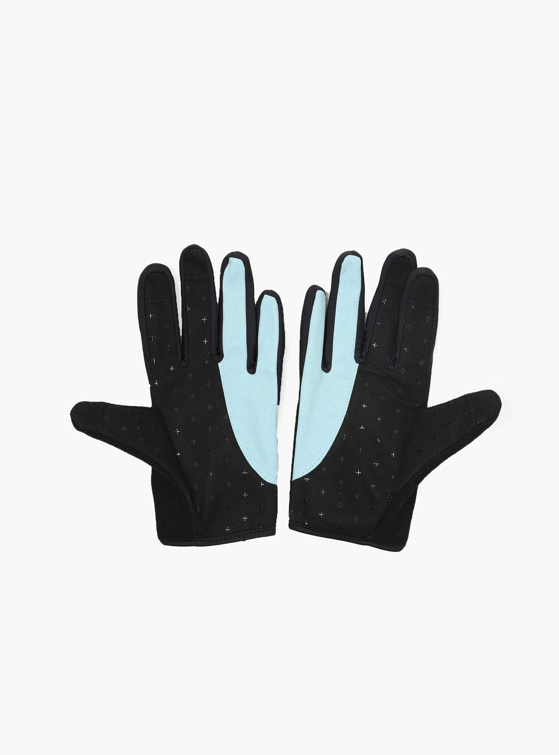 B+ Gloves Black Corydalis Blue BPLUS-FW23-ACC05