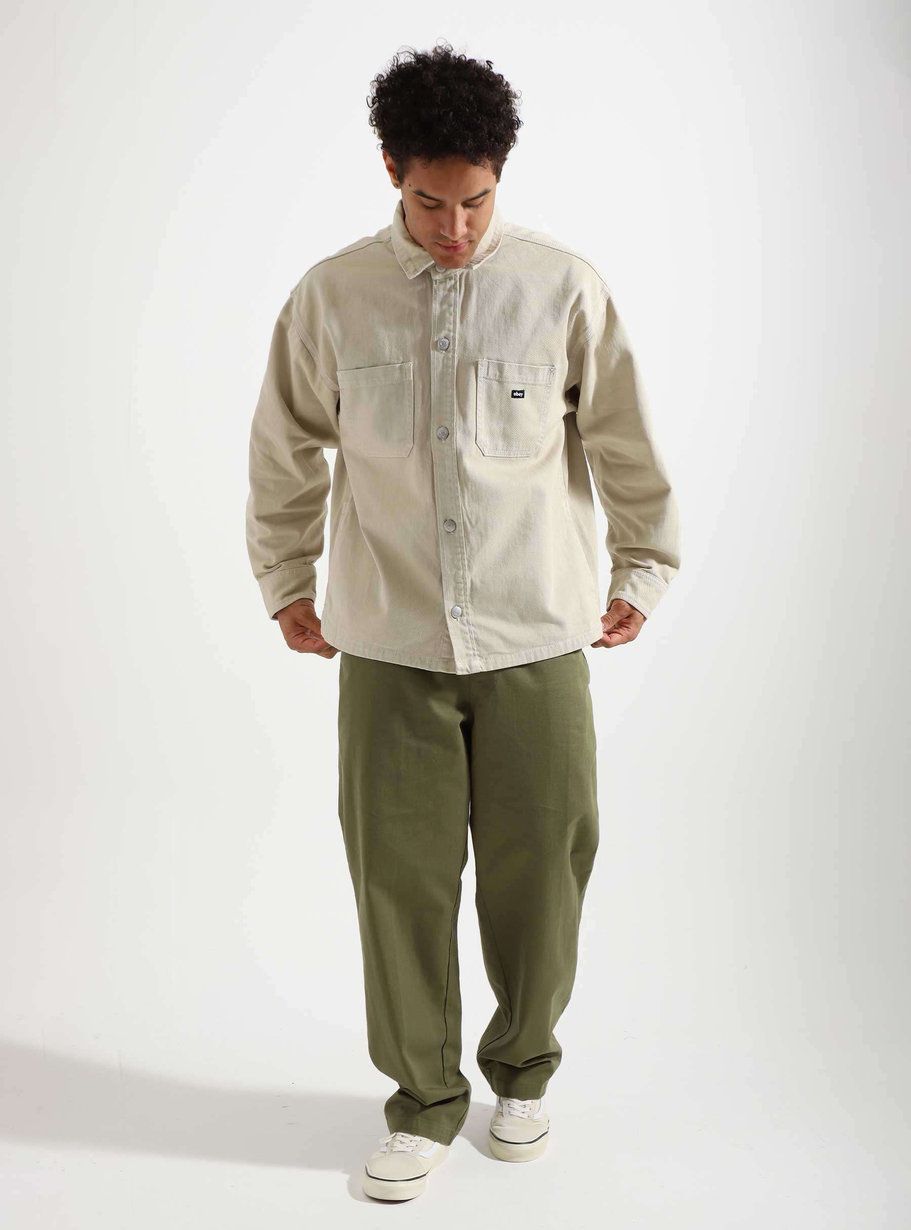 Milton Shirt Jacket Clay 121160048-CLY