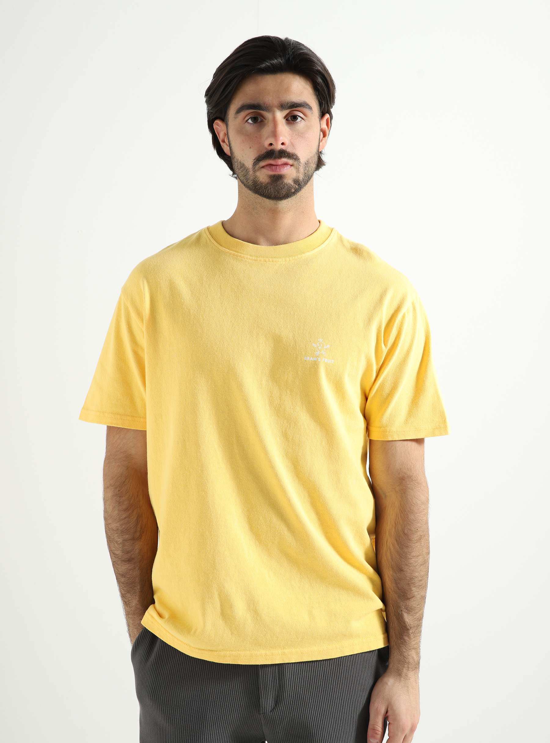 Lemon Outline Logo T-shirt Yellow 167