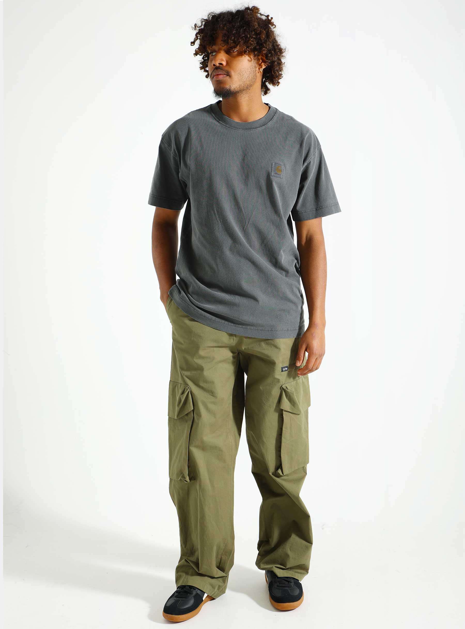 Nelson T-Shirt Charcoal Garment Dyed I029949-98GD