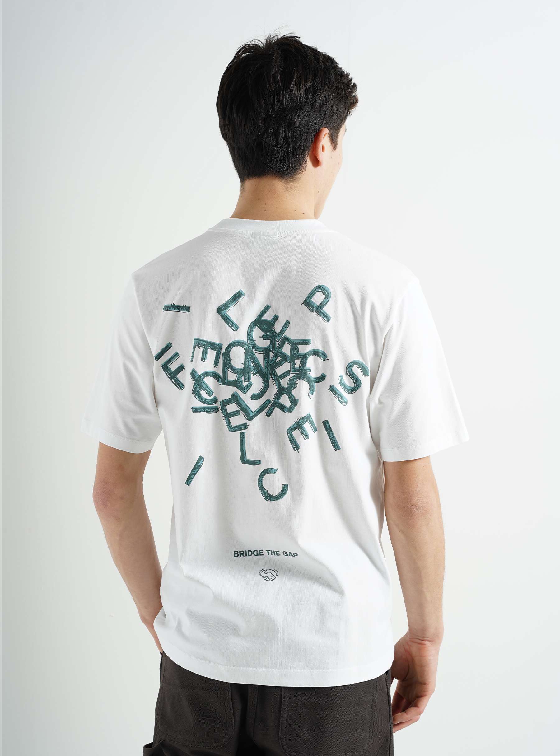 T-shirt Alphabet White 74405001901