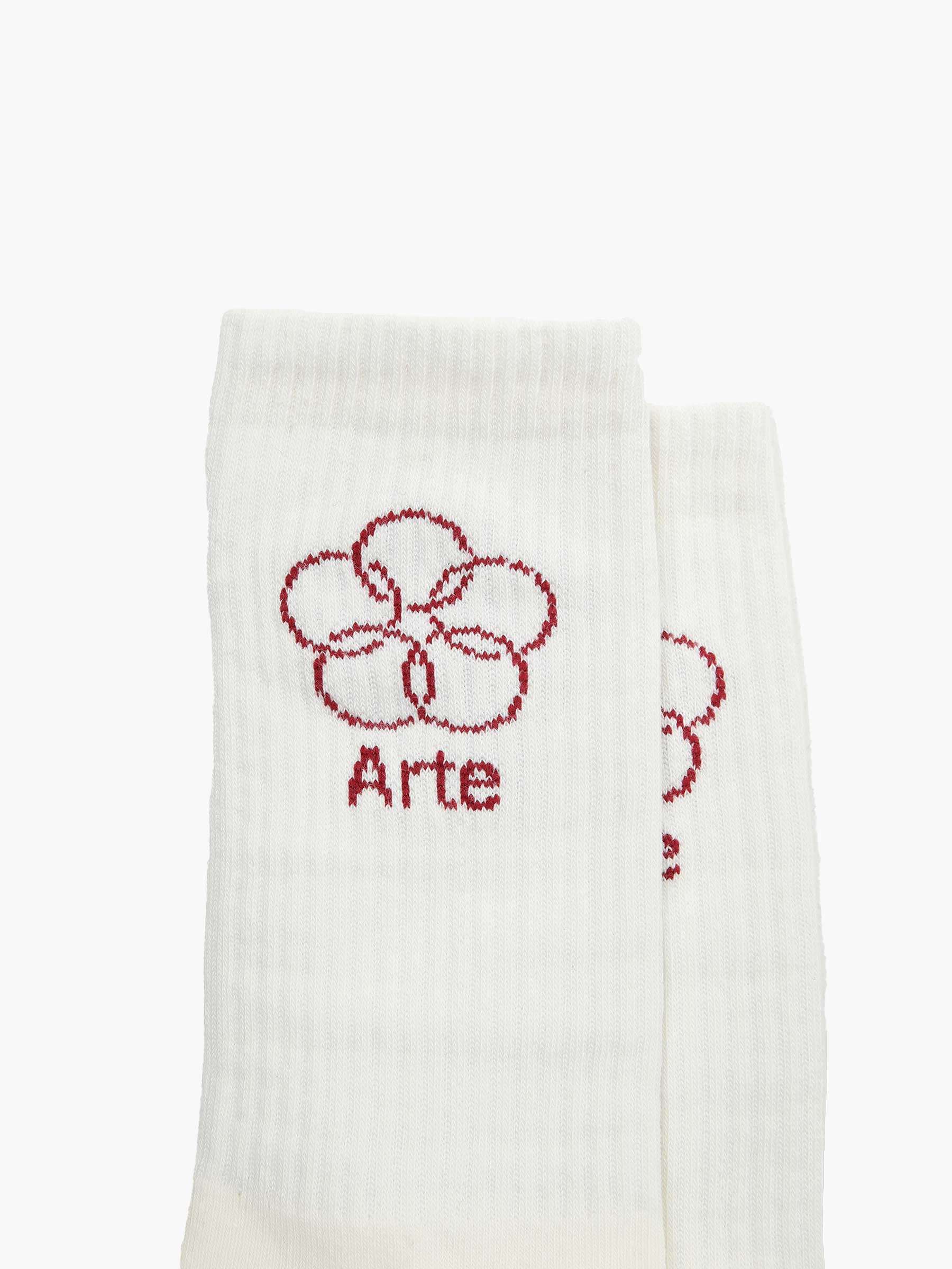 Arte Rings Socks Cream SS24-159SK