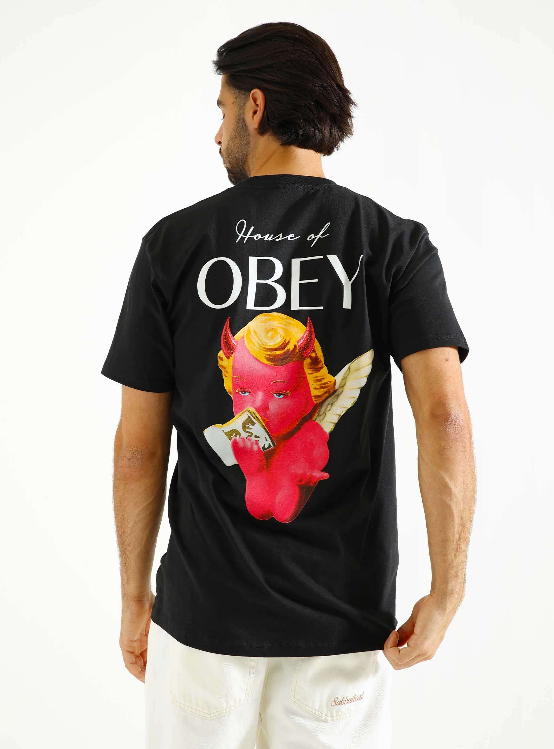 House Of Obey T-Shirt Black 165263753-BLK