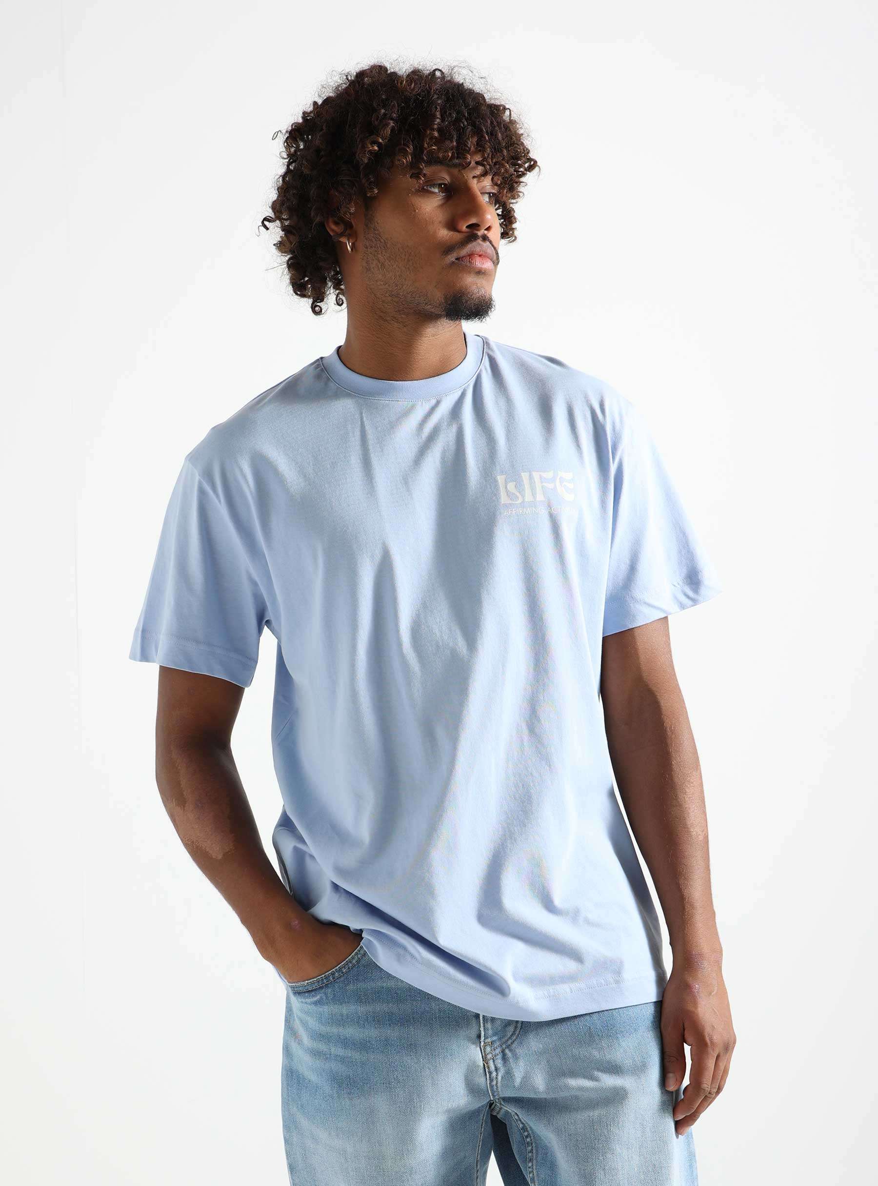 Beat All Day T-shirt Ice Blue 1868
