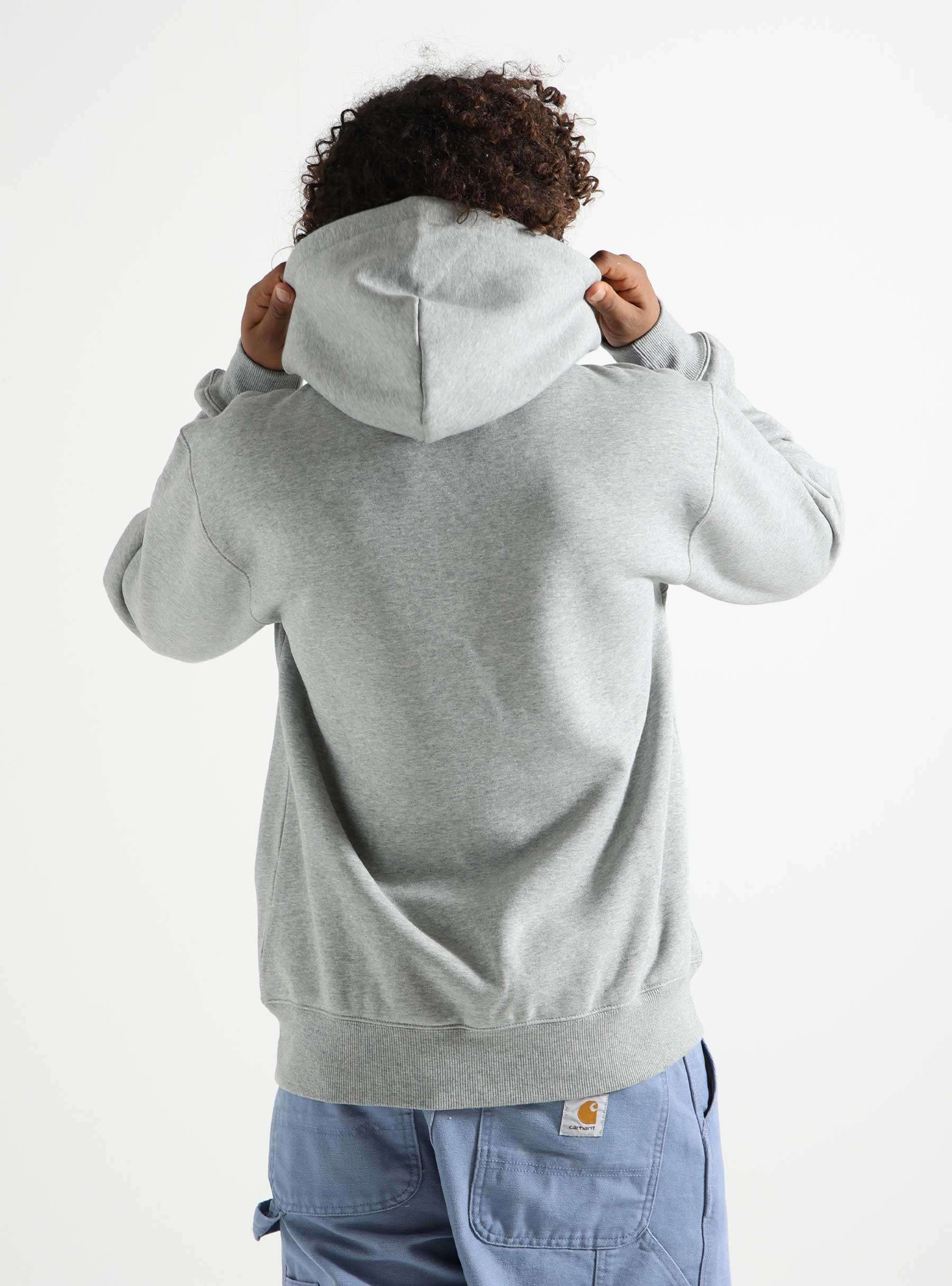 Hooded Carhartt Sweater Grey Heather Chervil I030547-24FXX