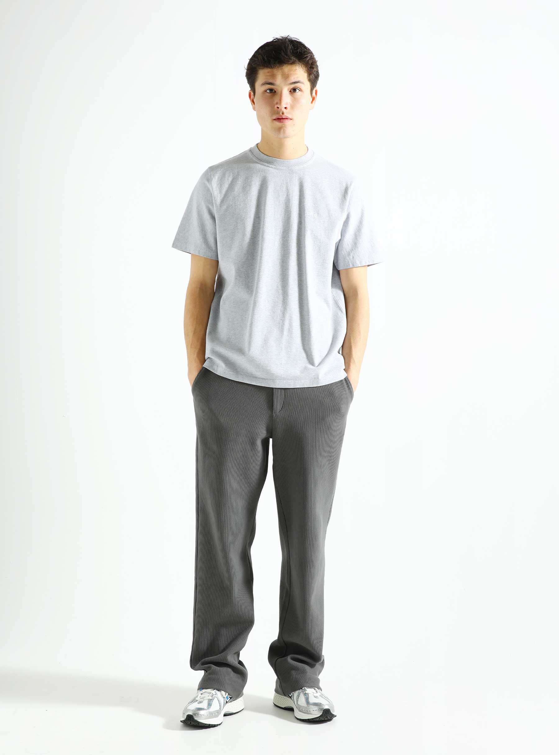 Teo Back Hearts T-shirt Grey SS24-033T