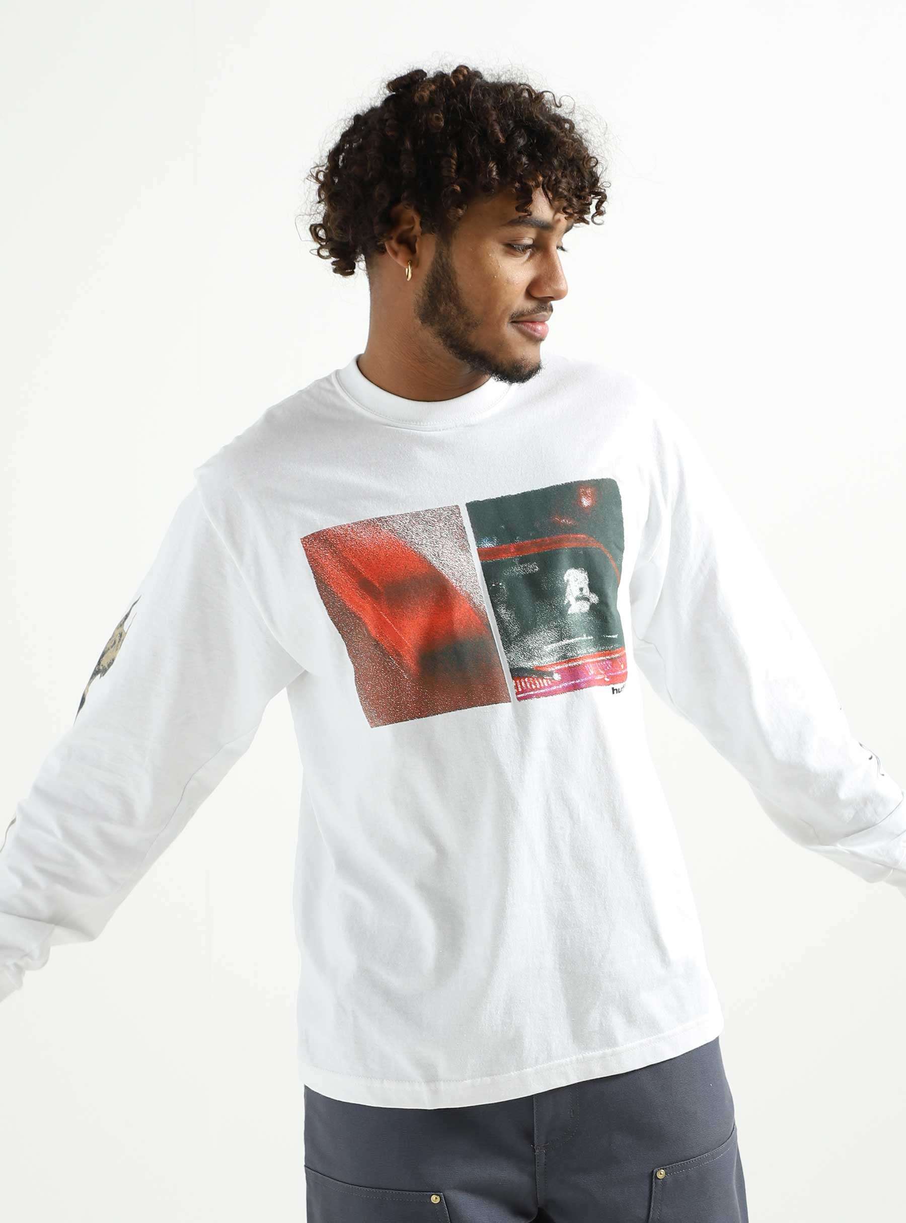 Red Means Go Longsleeve White TS02129