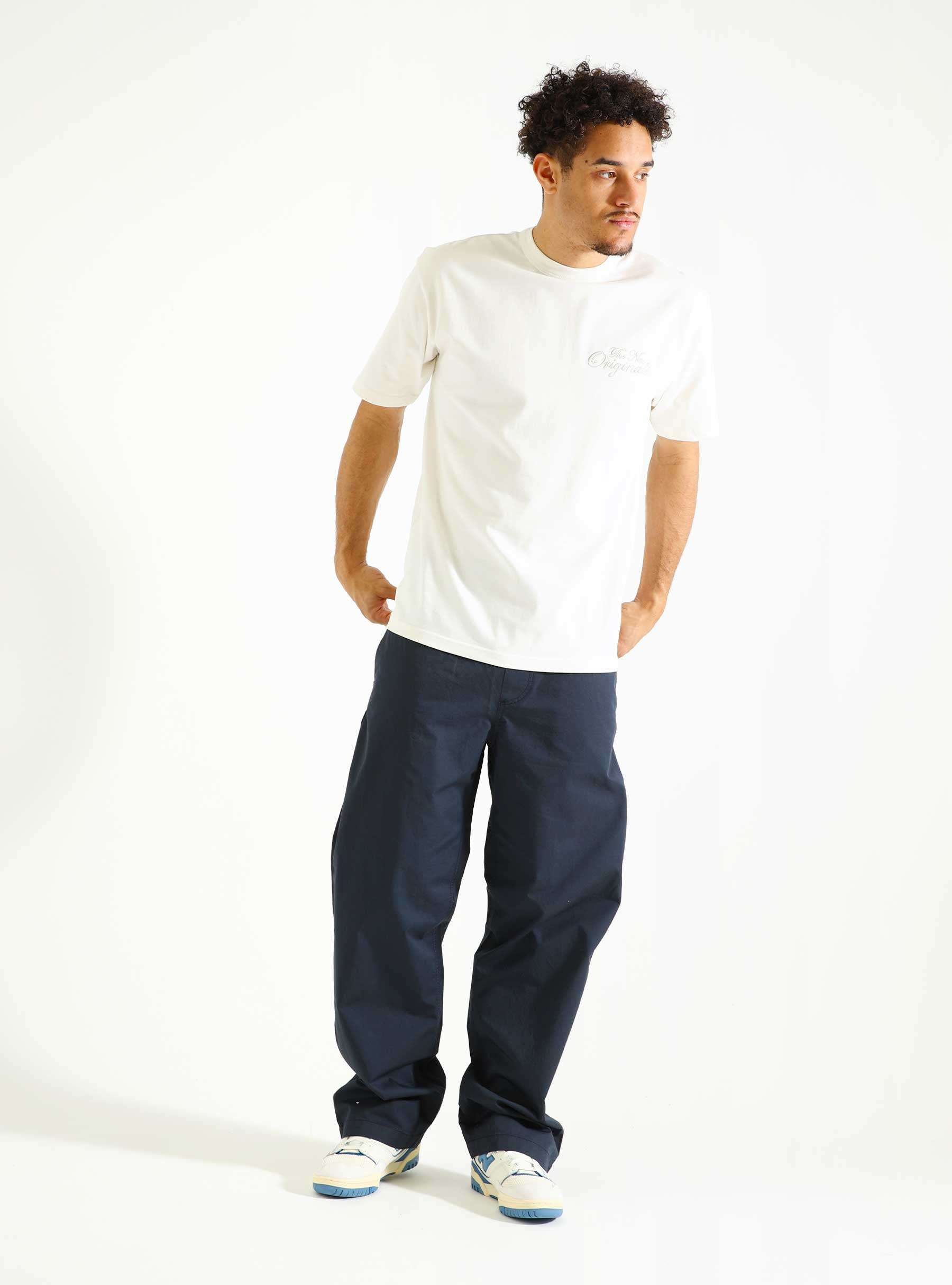 Lee Washed Twill Trousers 7000 Navy 10305005-5747