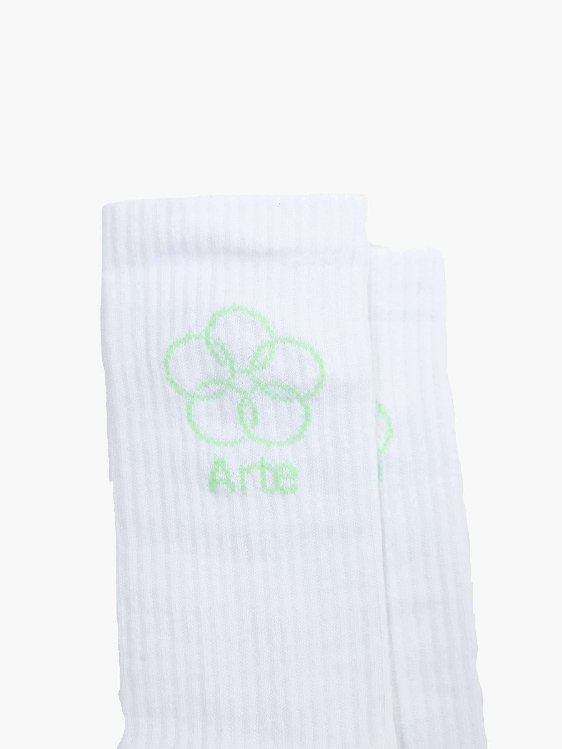 Arte Rings Socks White SS24-159SK