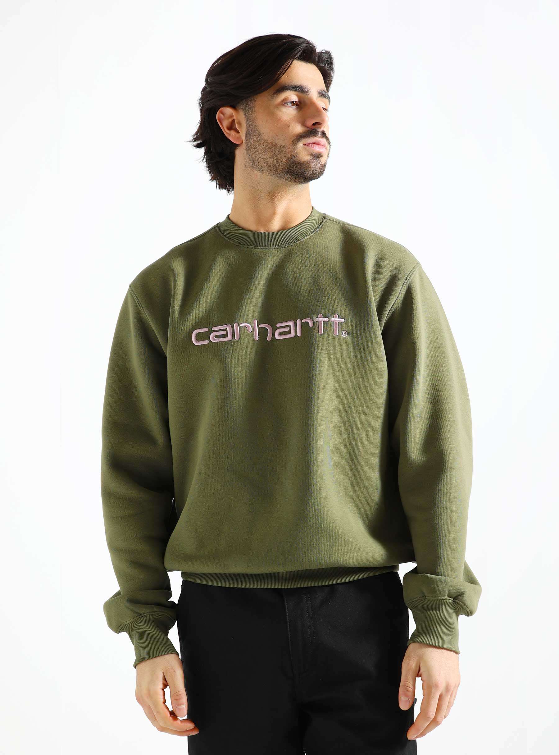 Carhartt Sweater Dundee Glassy Pink I030546-24DXX