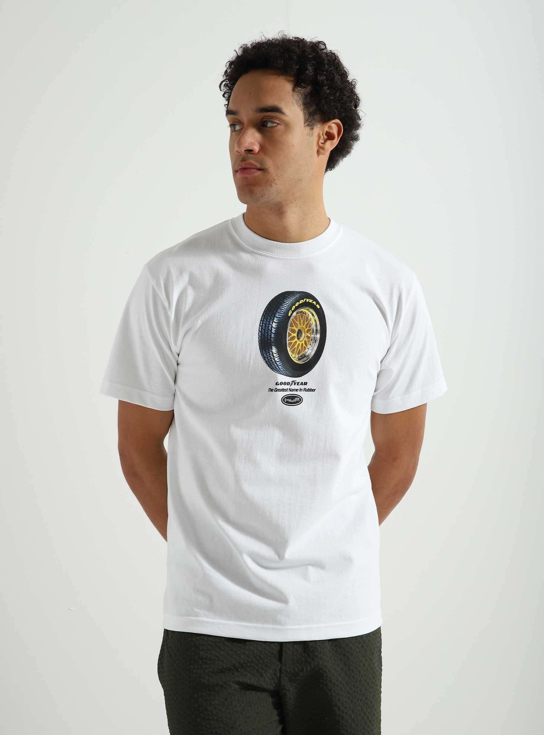 HUF x GOODYEAR The Greatest T-Shirt TS02119-WHITE