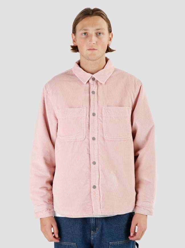 Corduroy Quilted Overshirt Washed Pink 1110262