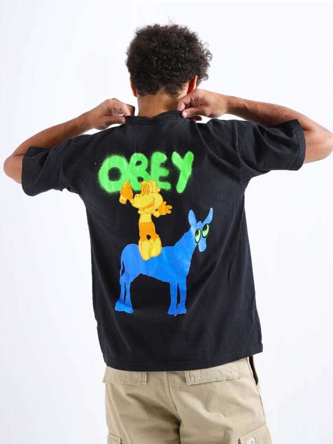 Donkey T-shirt Off Black 166913367